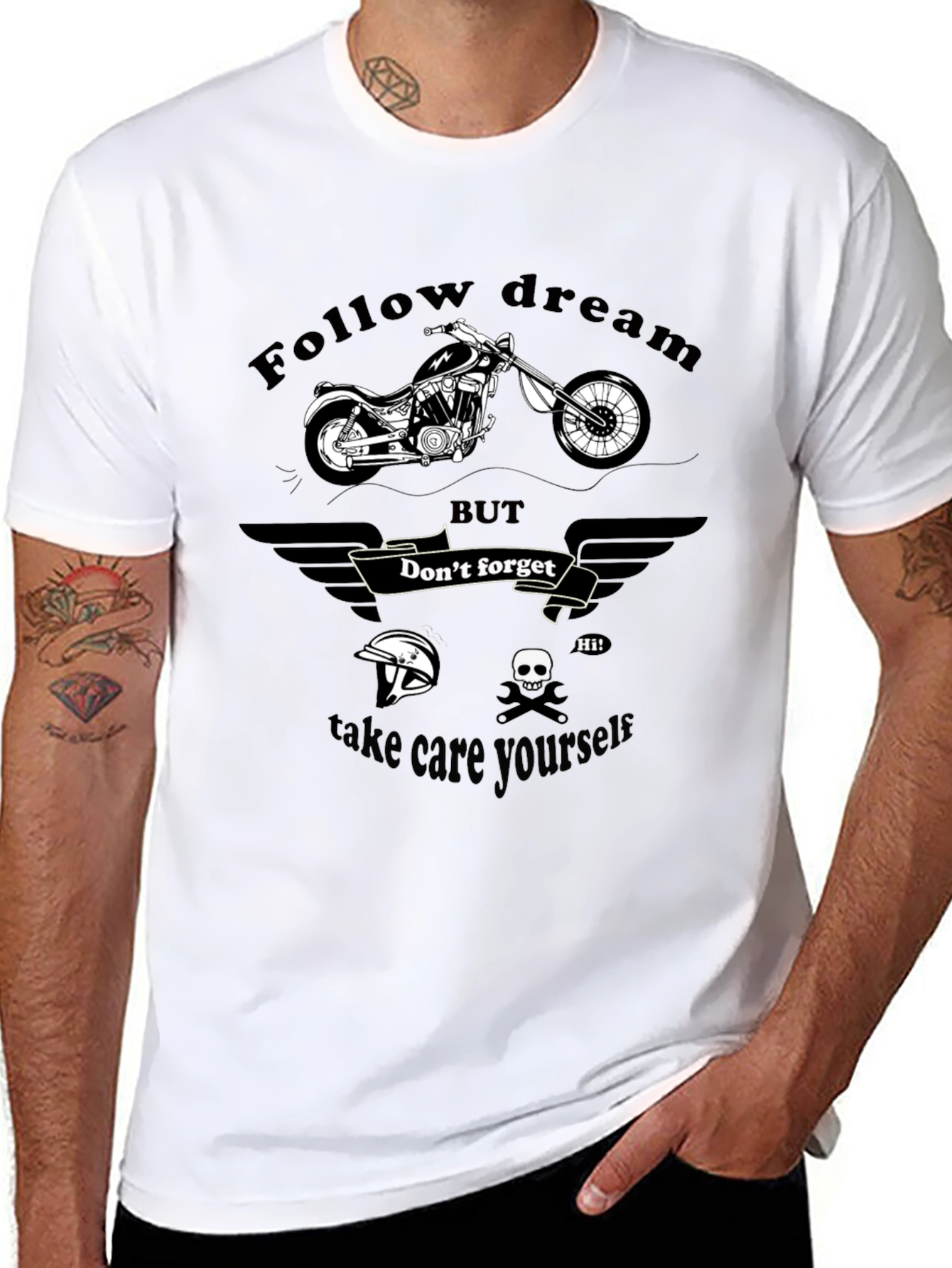 Follow Dream Graphic Print T-Shirt
