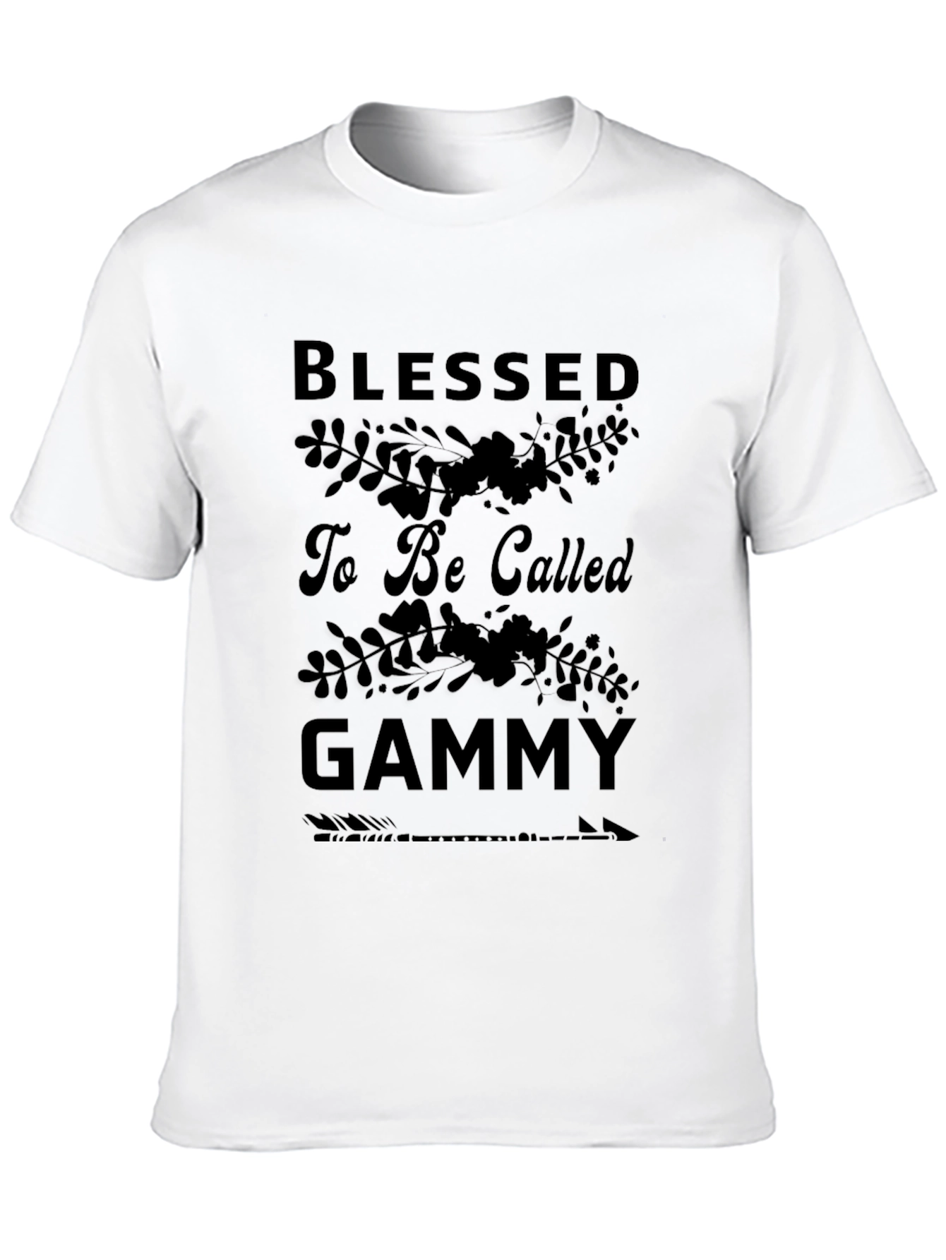 Blessed To Be Called Gammy Black T-Shirt