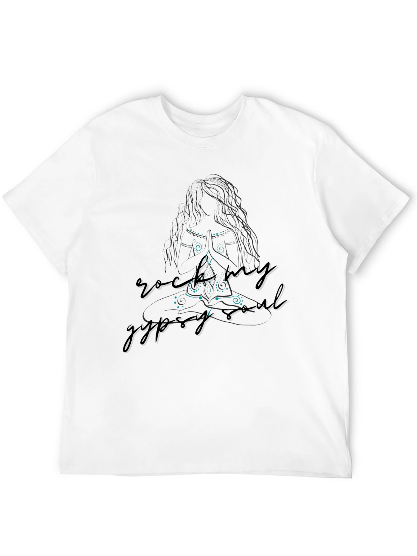 Rock My Gypsy Soul Graphic Tee - Black