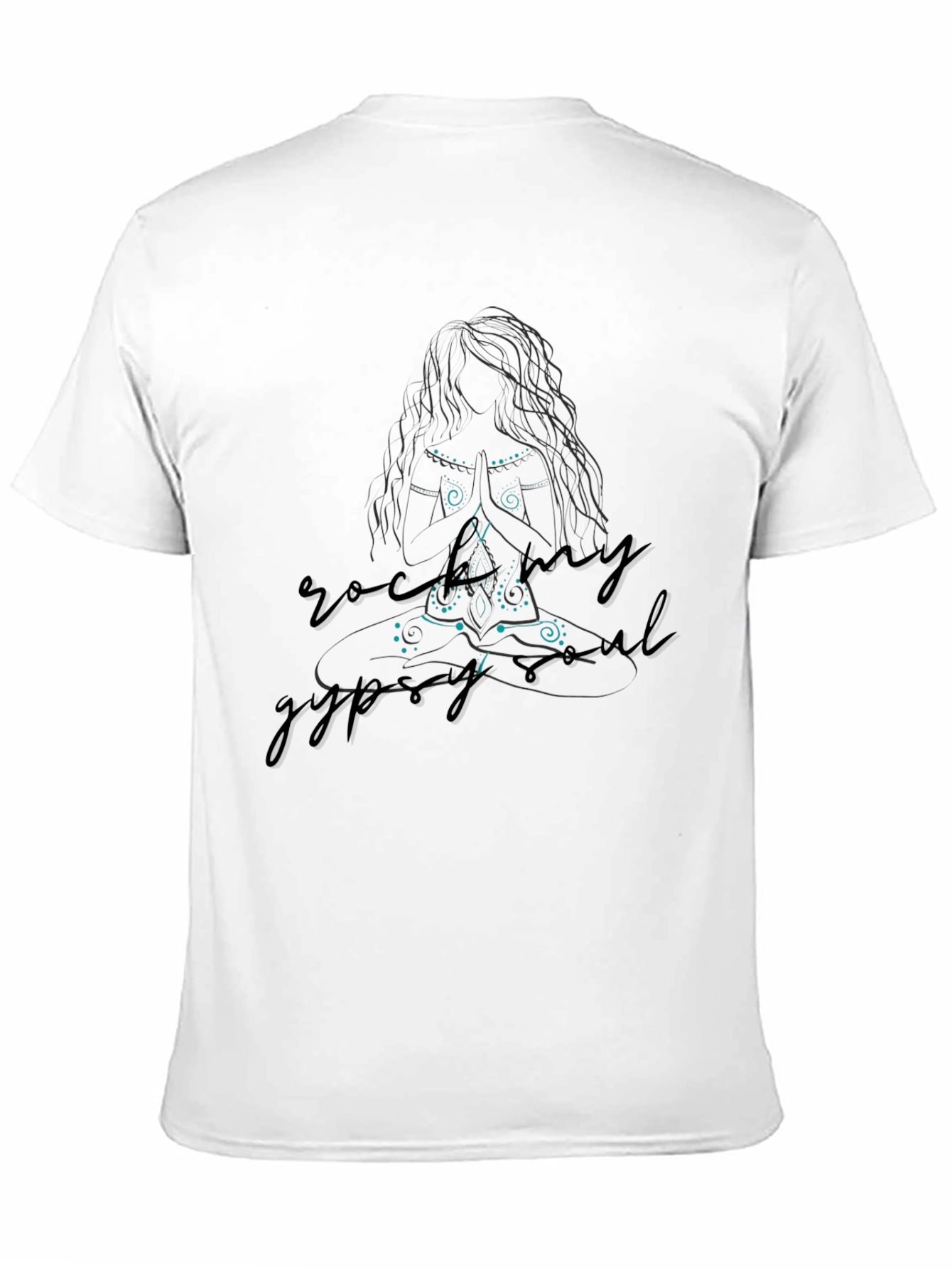 Rock My Gypsy Soul Graphic Tee - Black