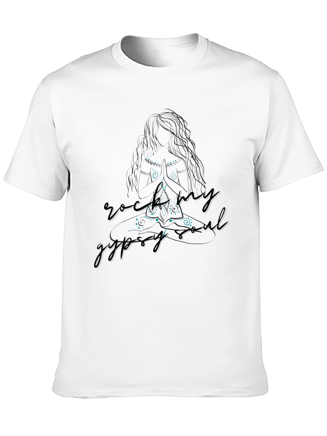 Rock My Gypsy Soul Graphic Tee - Black