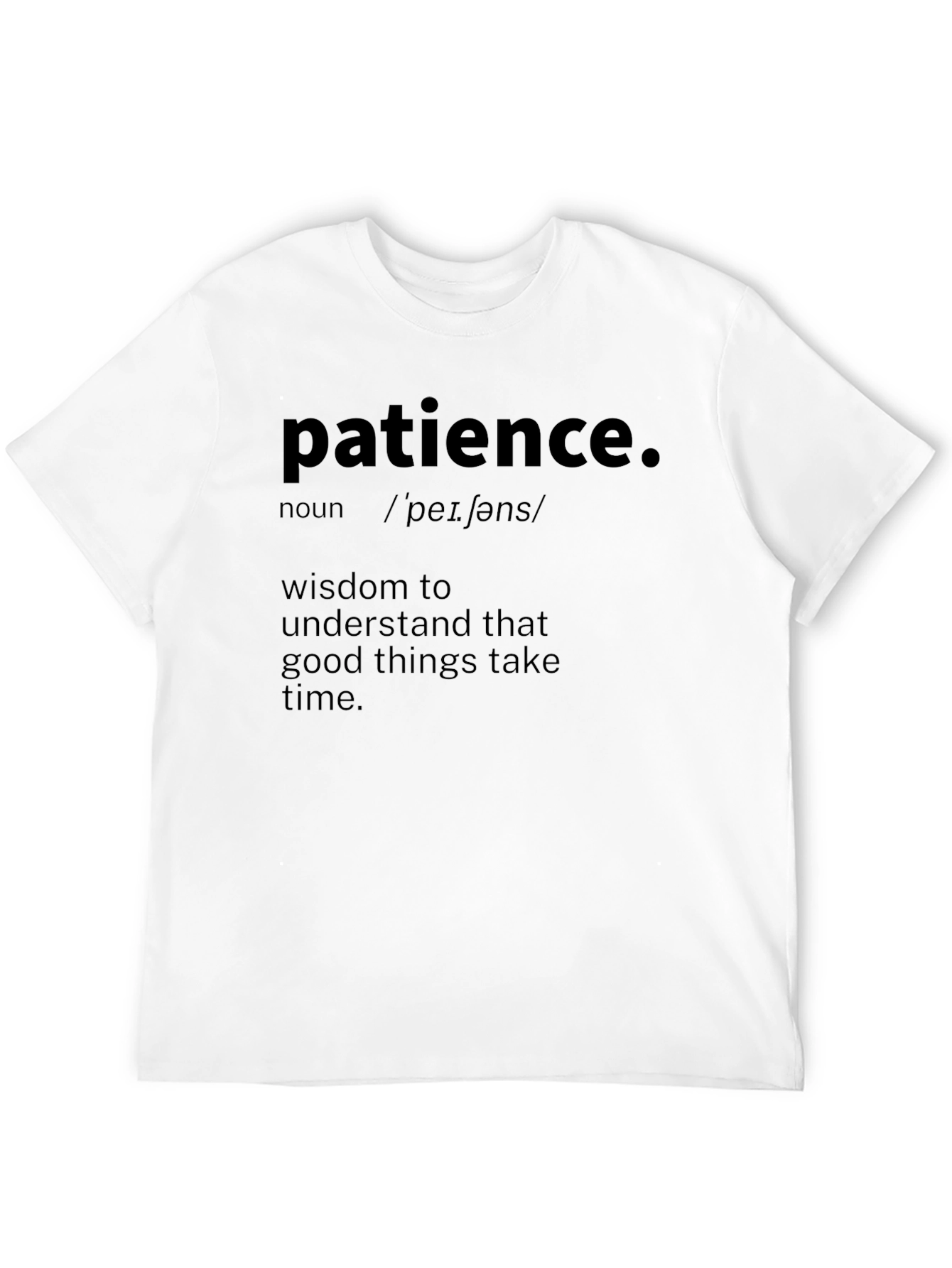 Patience Definition Graphic T-Shirt