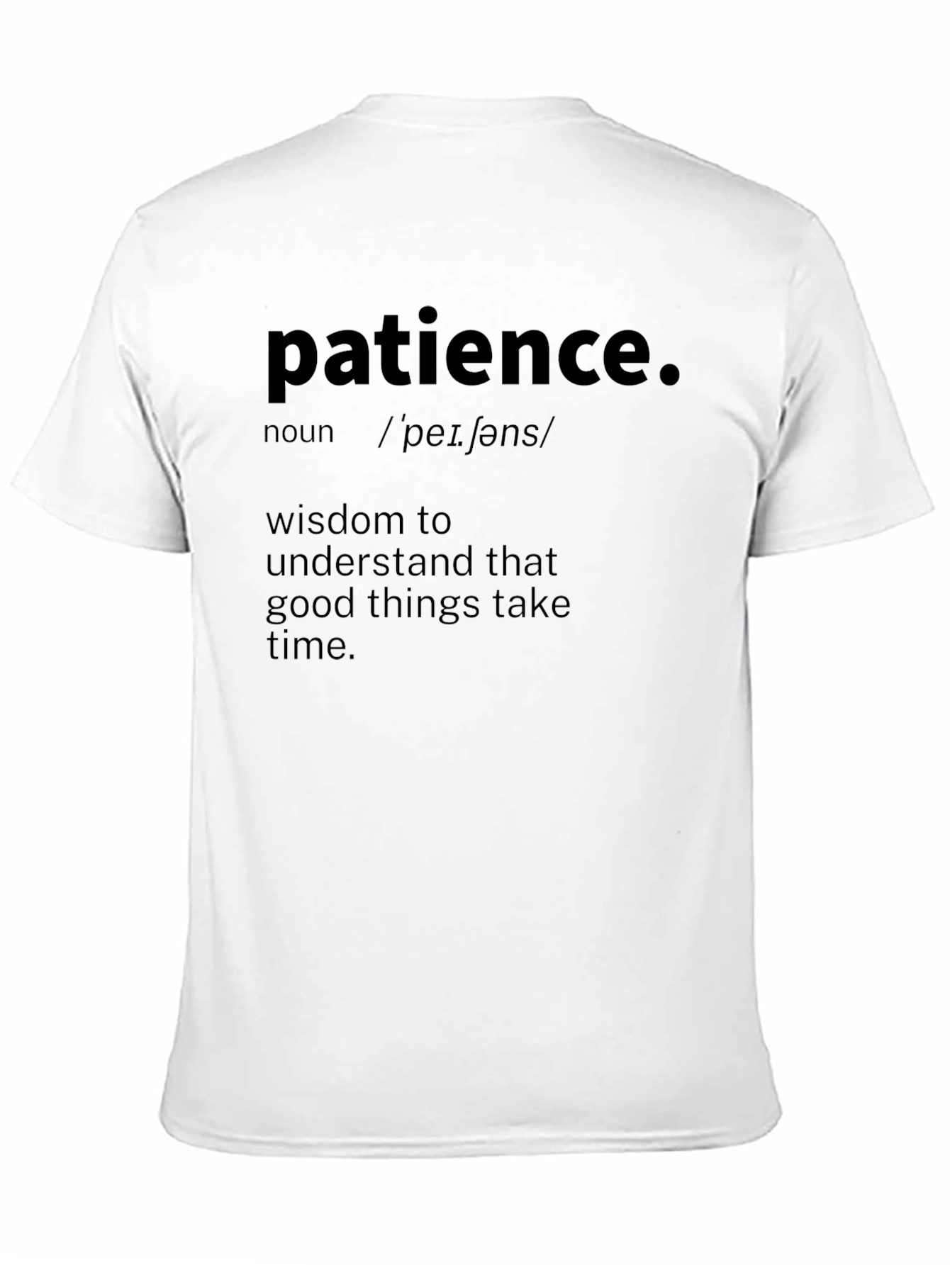 Patience Definition Graphic T-Shirt