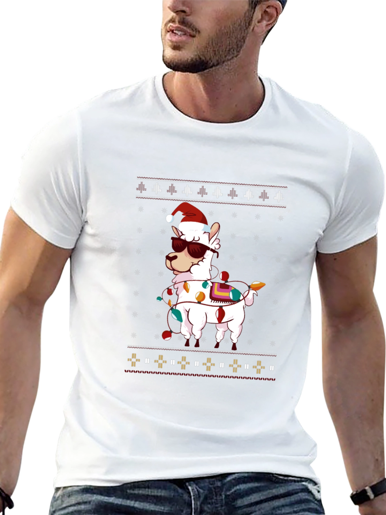 Llama Christmas T-Shirt
