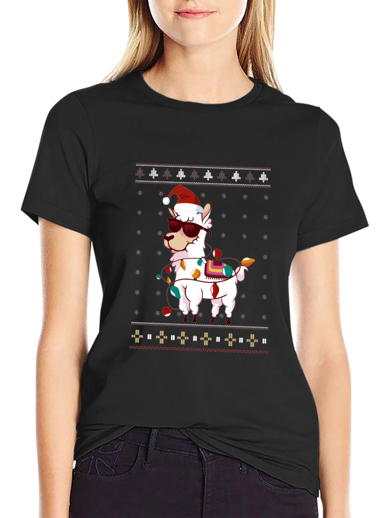 Llama Christmas T-Shirt