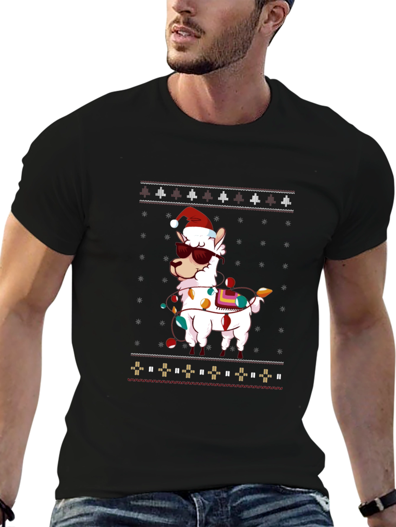 Llama Christmas T-Shirt