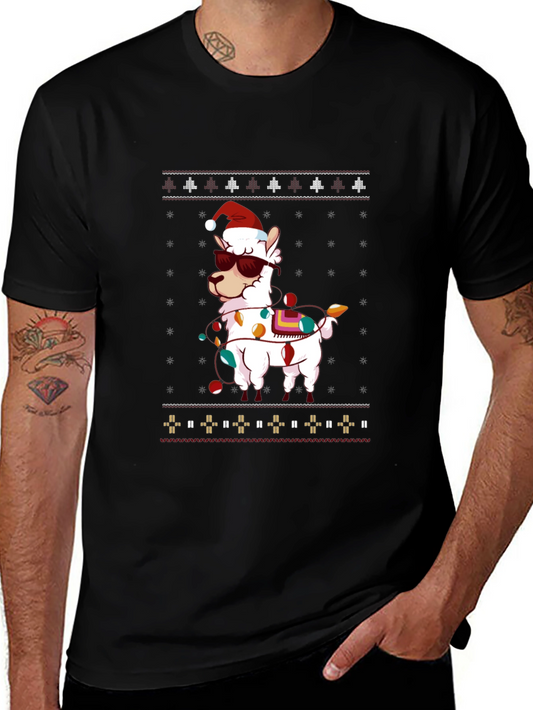 Llama Christmas T-Shirt