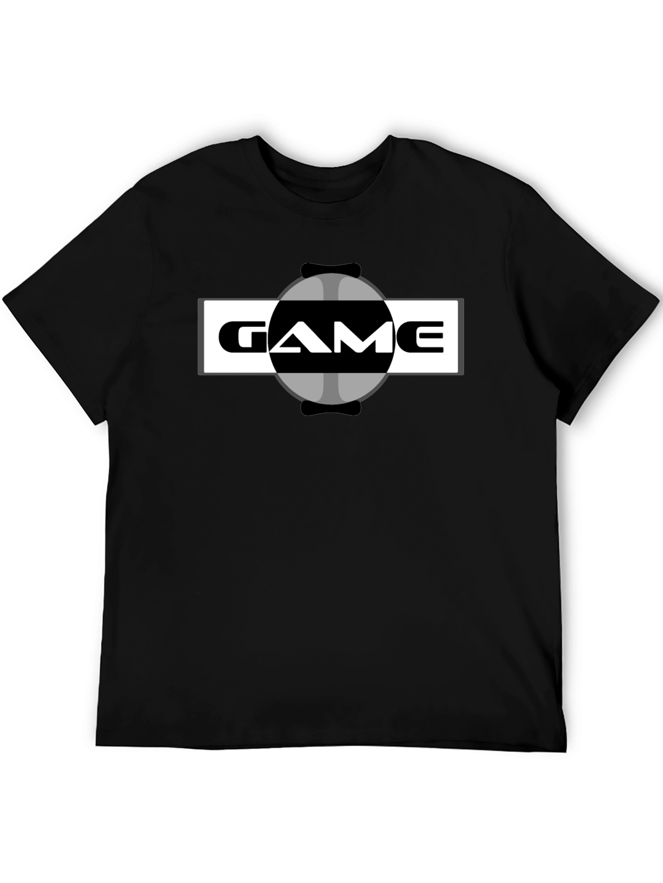 Retro Game Graphic T-Shirt - Black