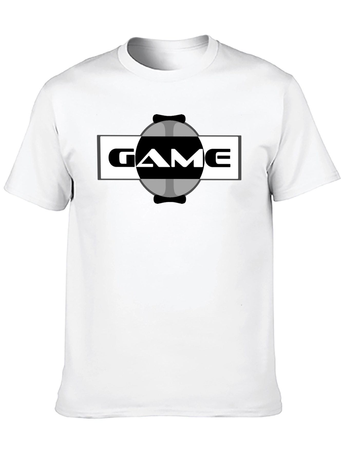 Retro Game Graphic T-Shirt - Black