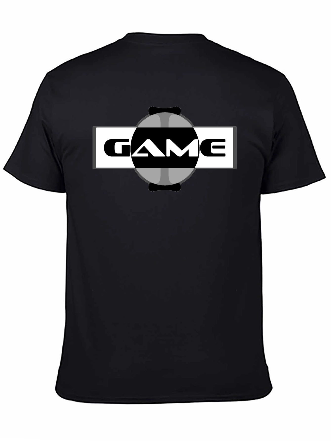 Retro Game Graphic T-Shirt - Black