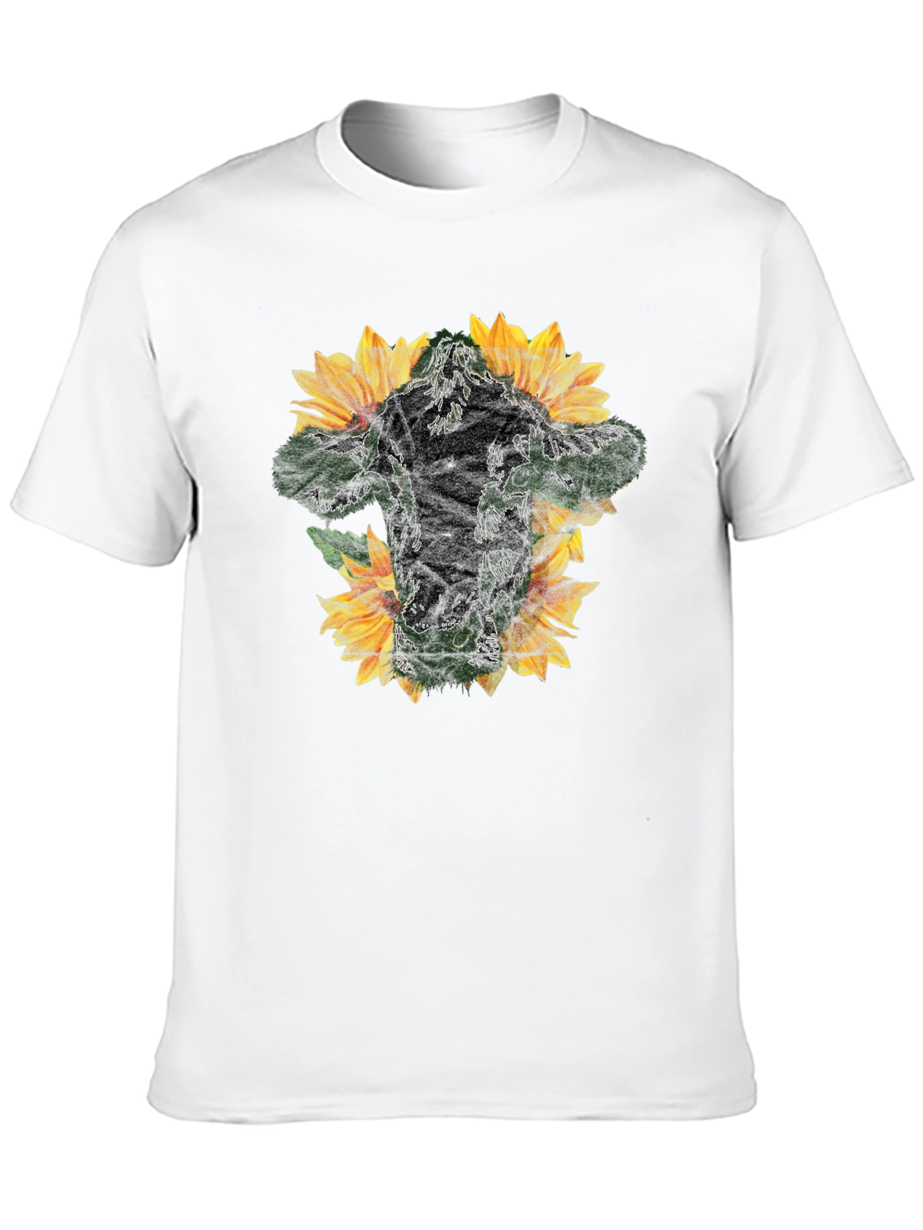Sunflower Man Black Graphic Tee