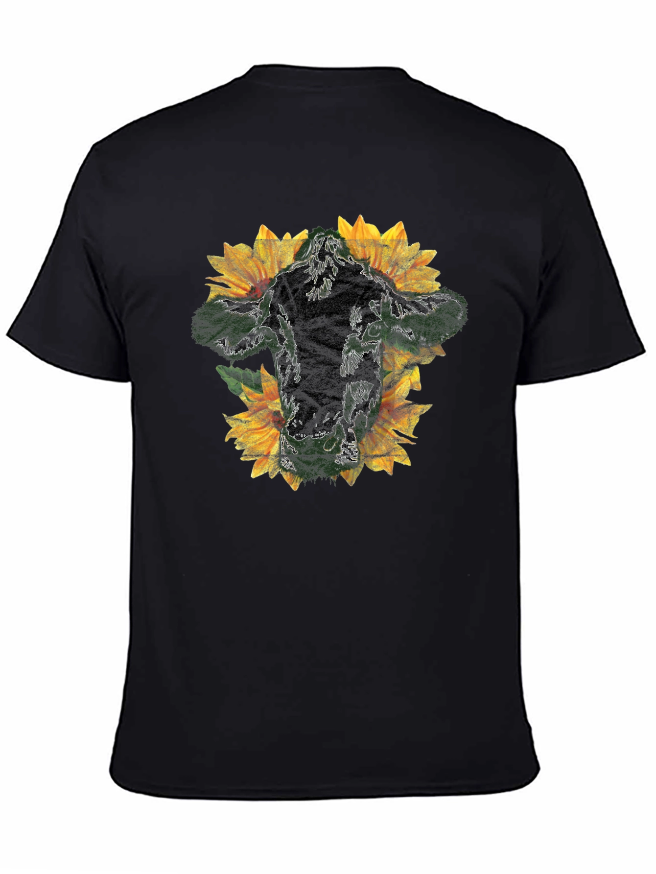 Sunflower Man Black Graphic Tee