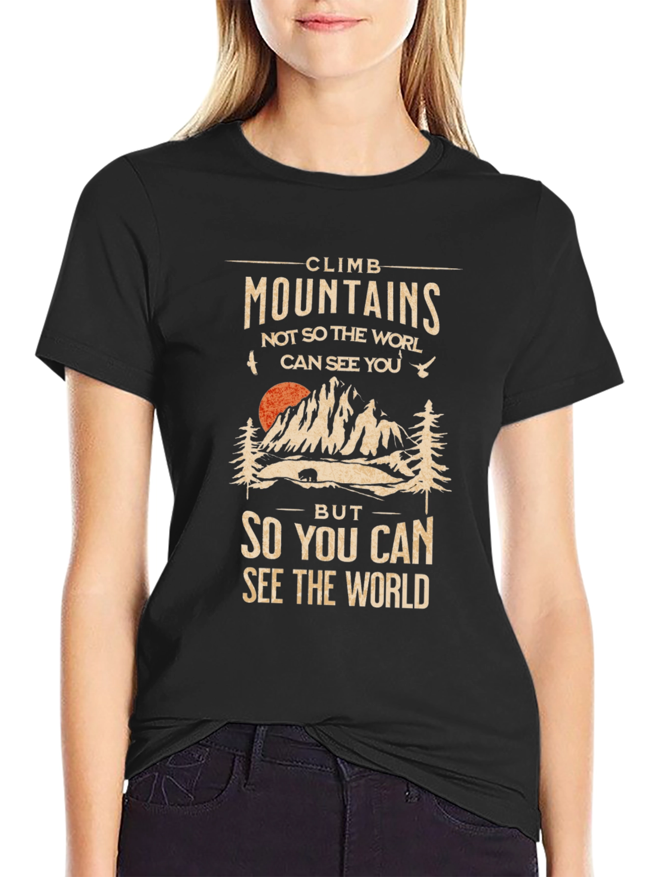 Climb Mountains Graphic T-Shirt