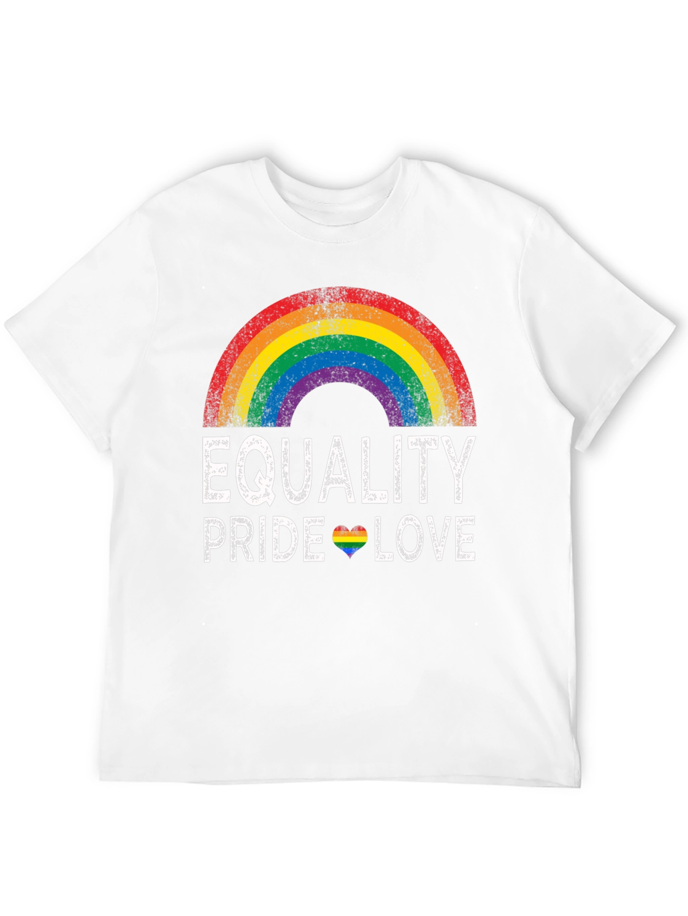 Equality Pride Love Rainbow Graphic T-Shirt