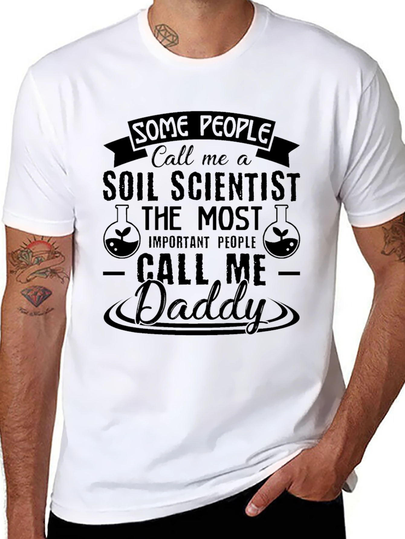 Soil Scientist Daddy T-Shirt - Funny Fathers Day Gift