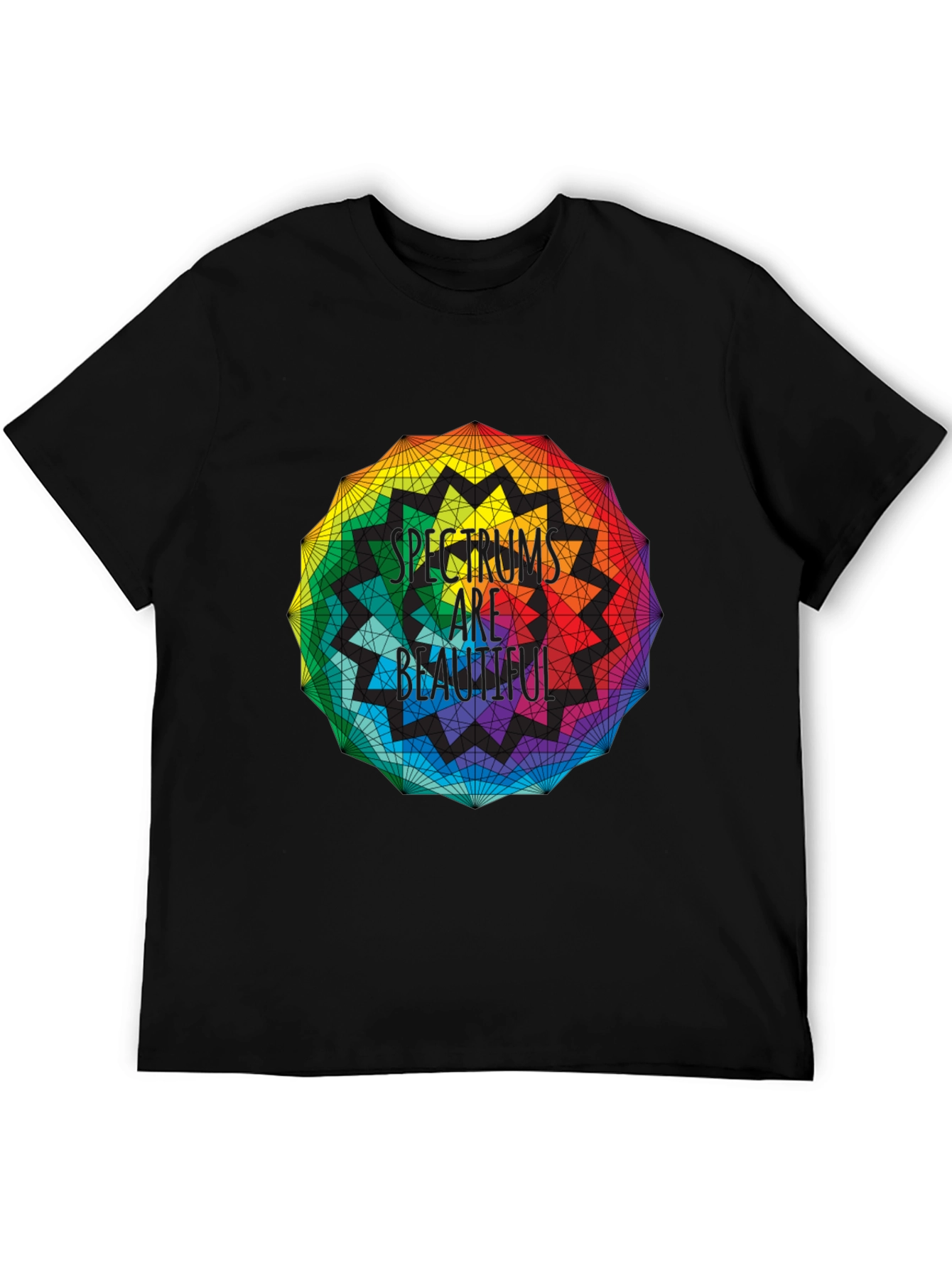 Spectrums Are Beautiful Rainbow Graphic Tee