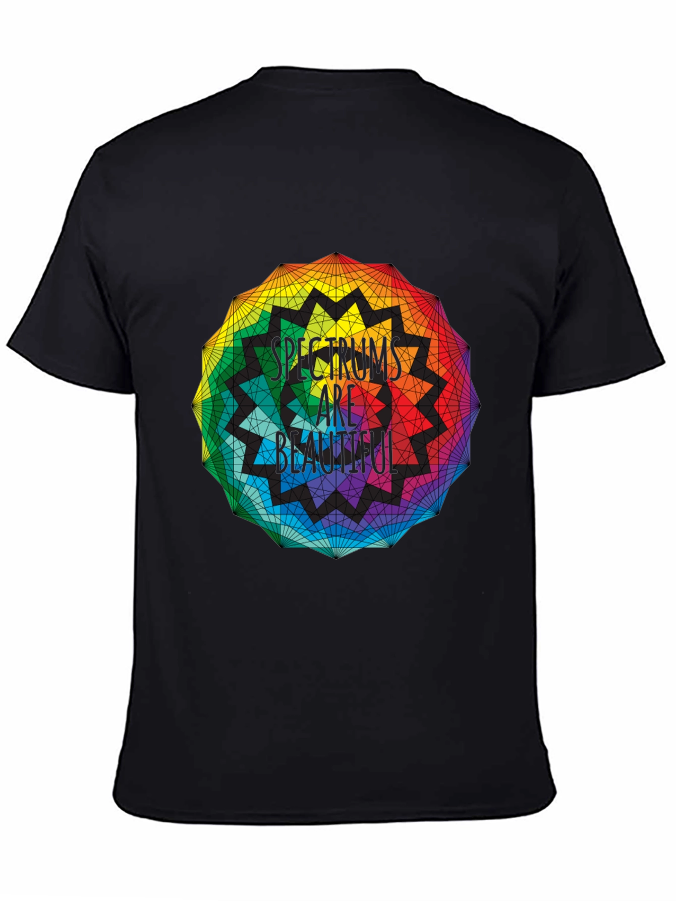 Spectrums Are Beautiful Rainbow Graphic Tee