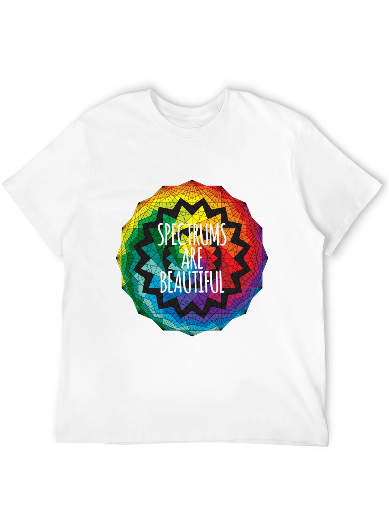 Spectrums Are Beautiful Rainbow Graphic Tee