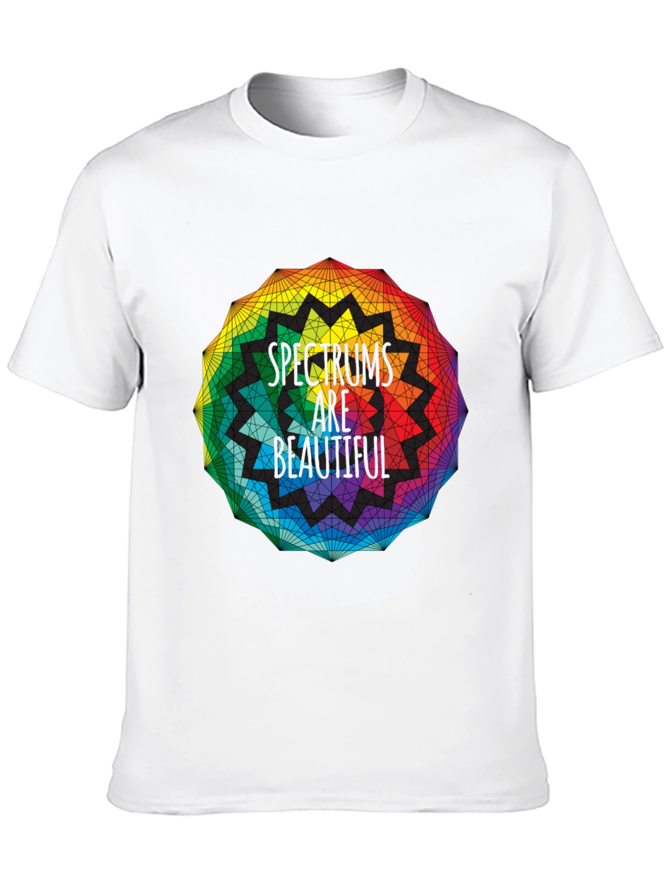 Spectrums Are Beautiful Rainbow Graphic Tee