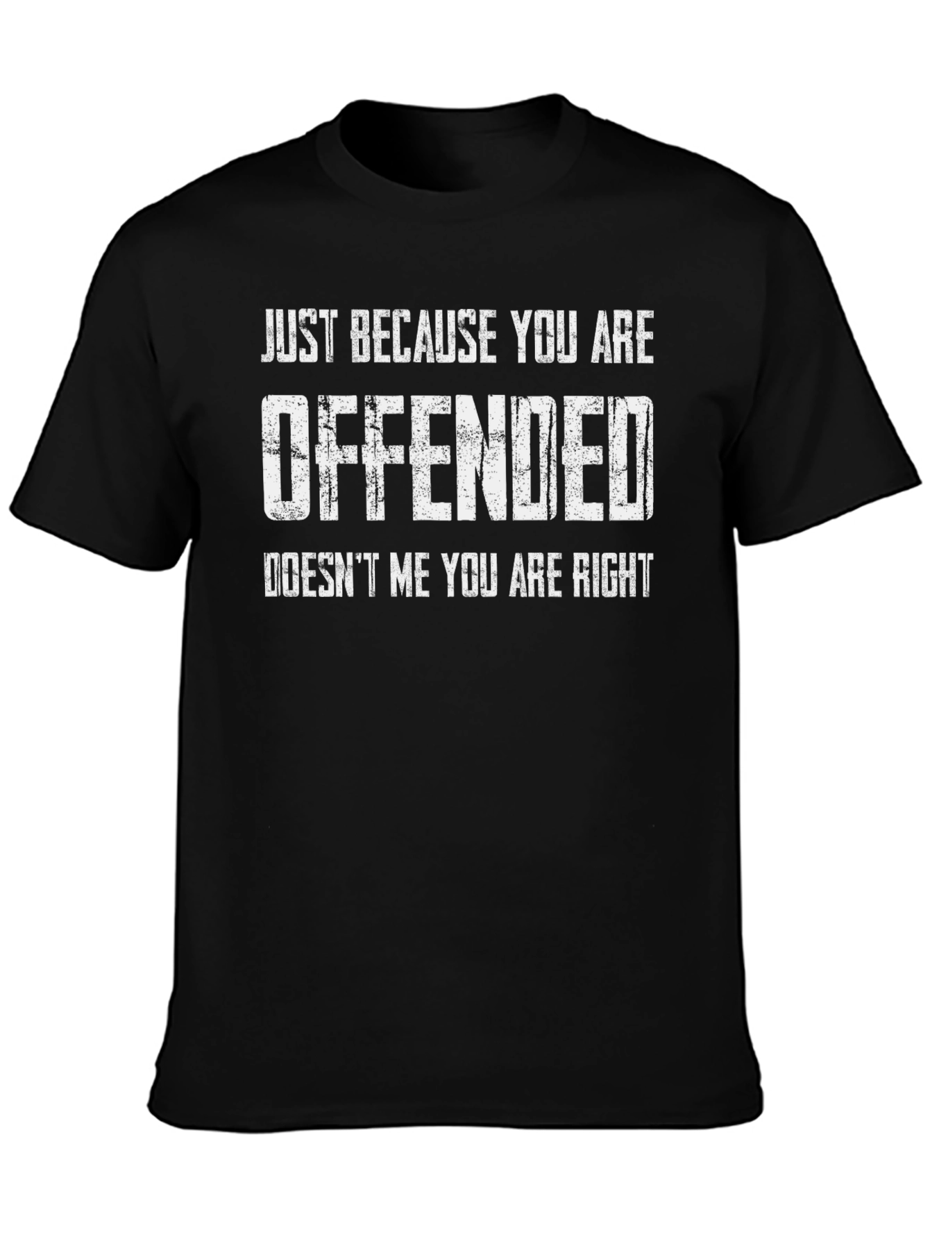 Offended Doesnt Mean Right Tee