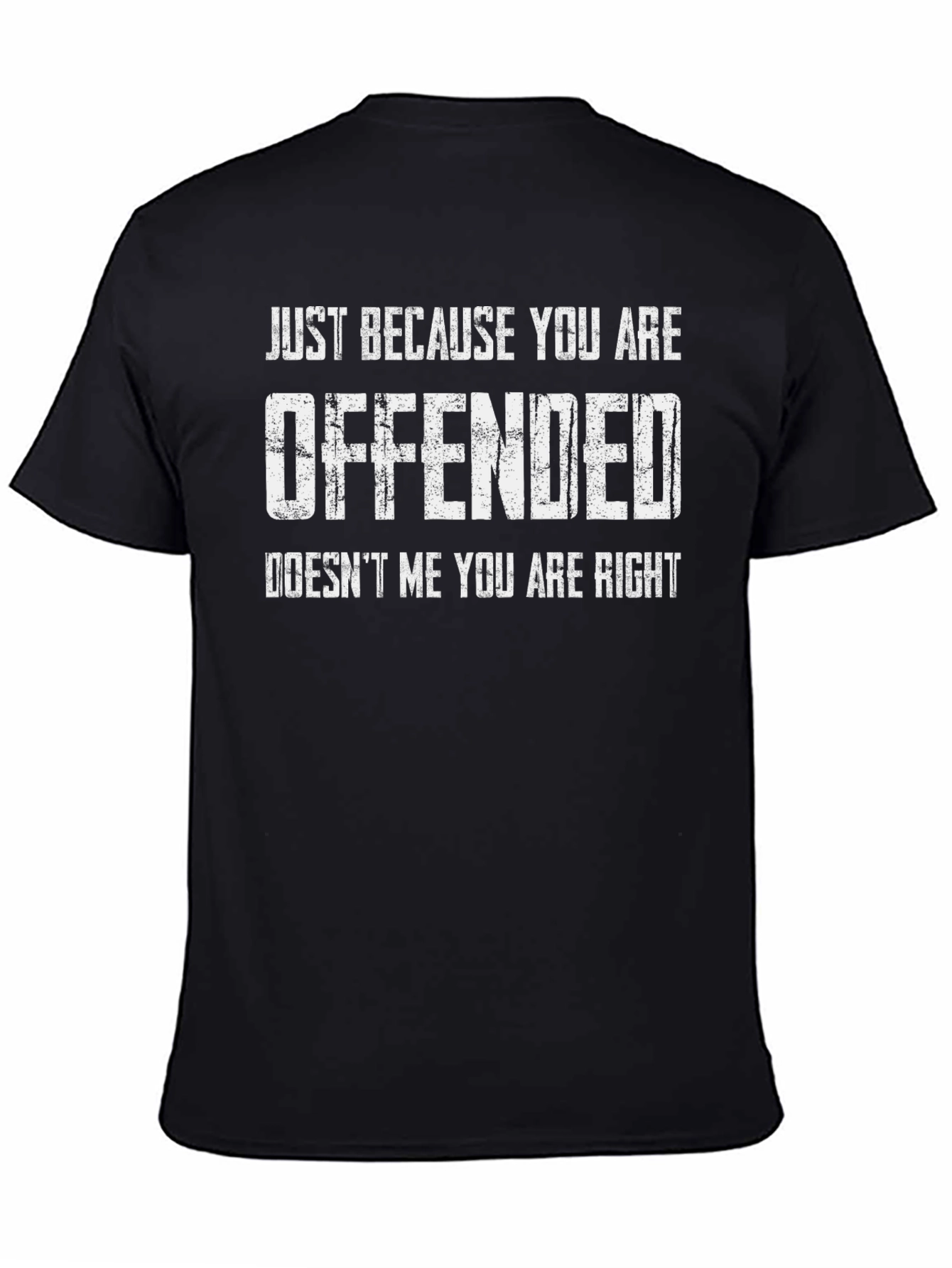 Offended Doesnt Mean Right Tee