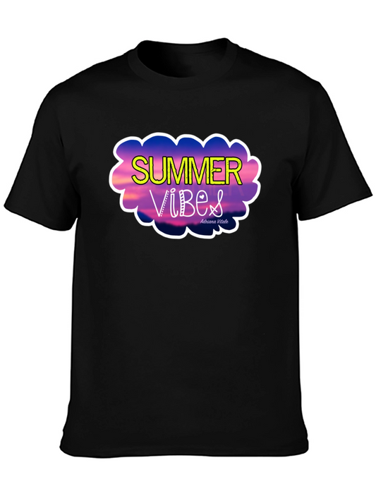 Summer Vibes Graphic Tee - Trendy Vacation Style