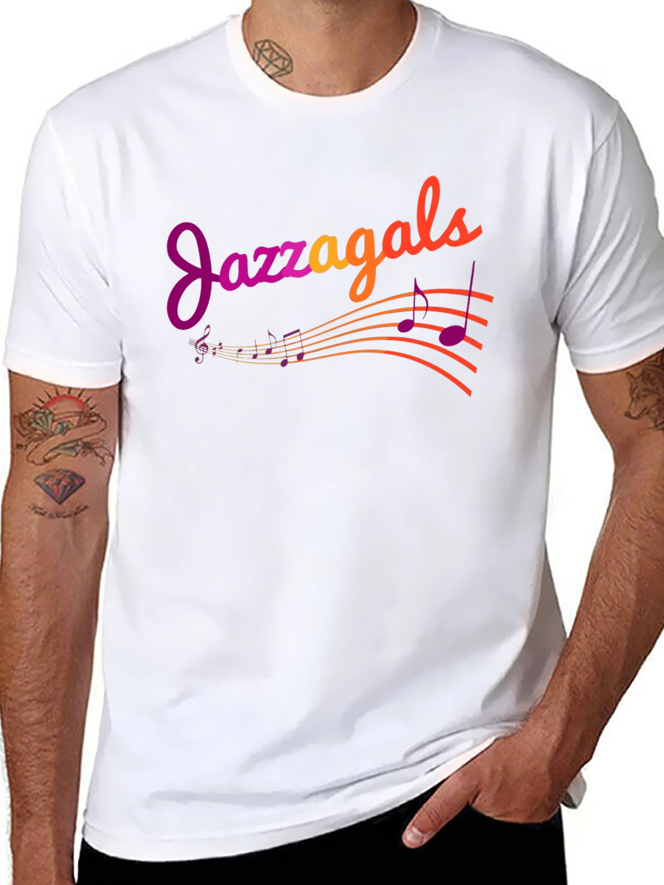 Jazzagals Graphic Tee - Black Unisex T-Shirt