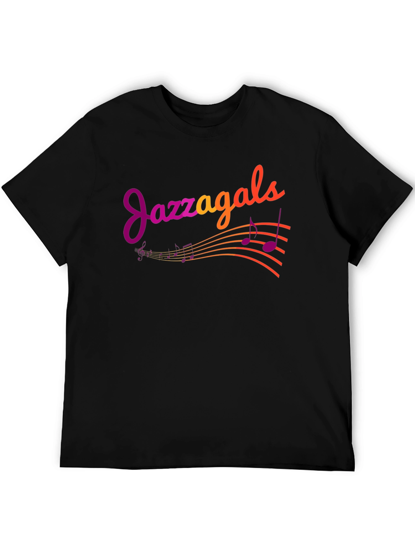 Jazzagals Graphic Tee - Black Unisex T-Shirt