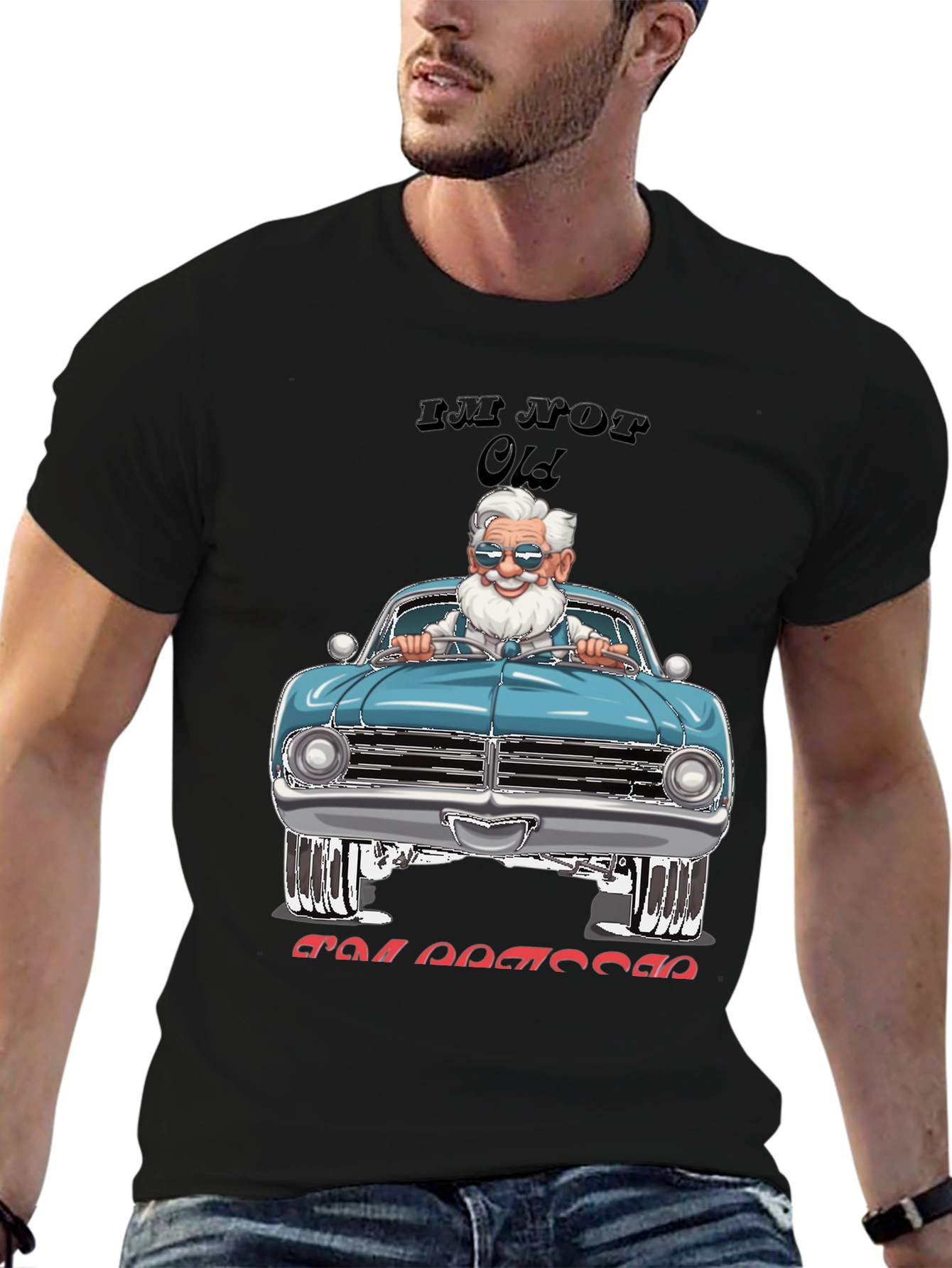 Im Not Old Im Classic Car Graphic Tee