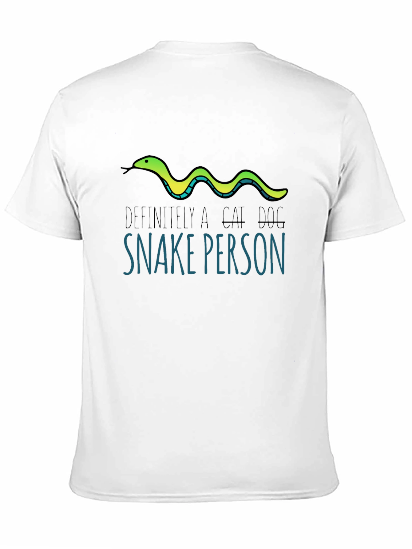 Funny Snake Person T-Shirt - Quirky Animal Lover Tee