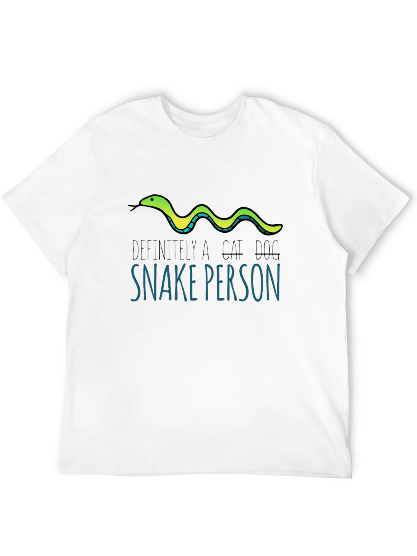 Funny Snake Person T-Shirt - Quirky Animal Lover Tee