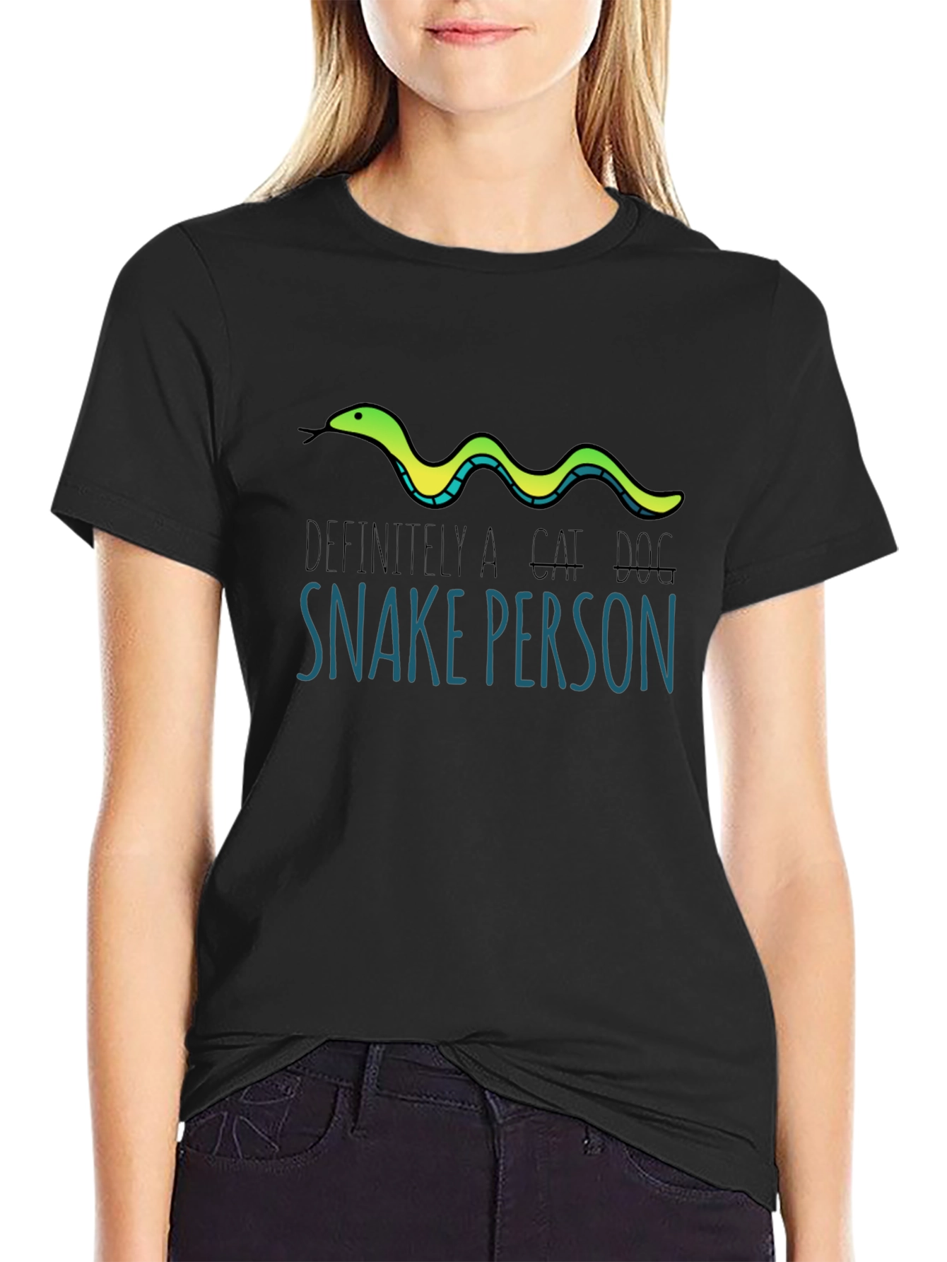 Funny Snake Person T-Shirt - Quirky Animal Lover Tee