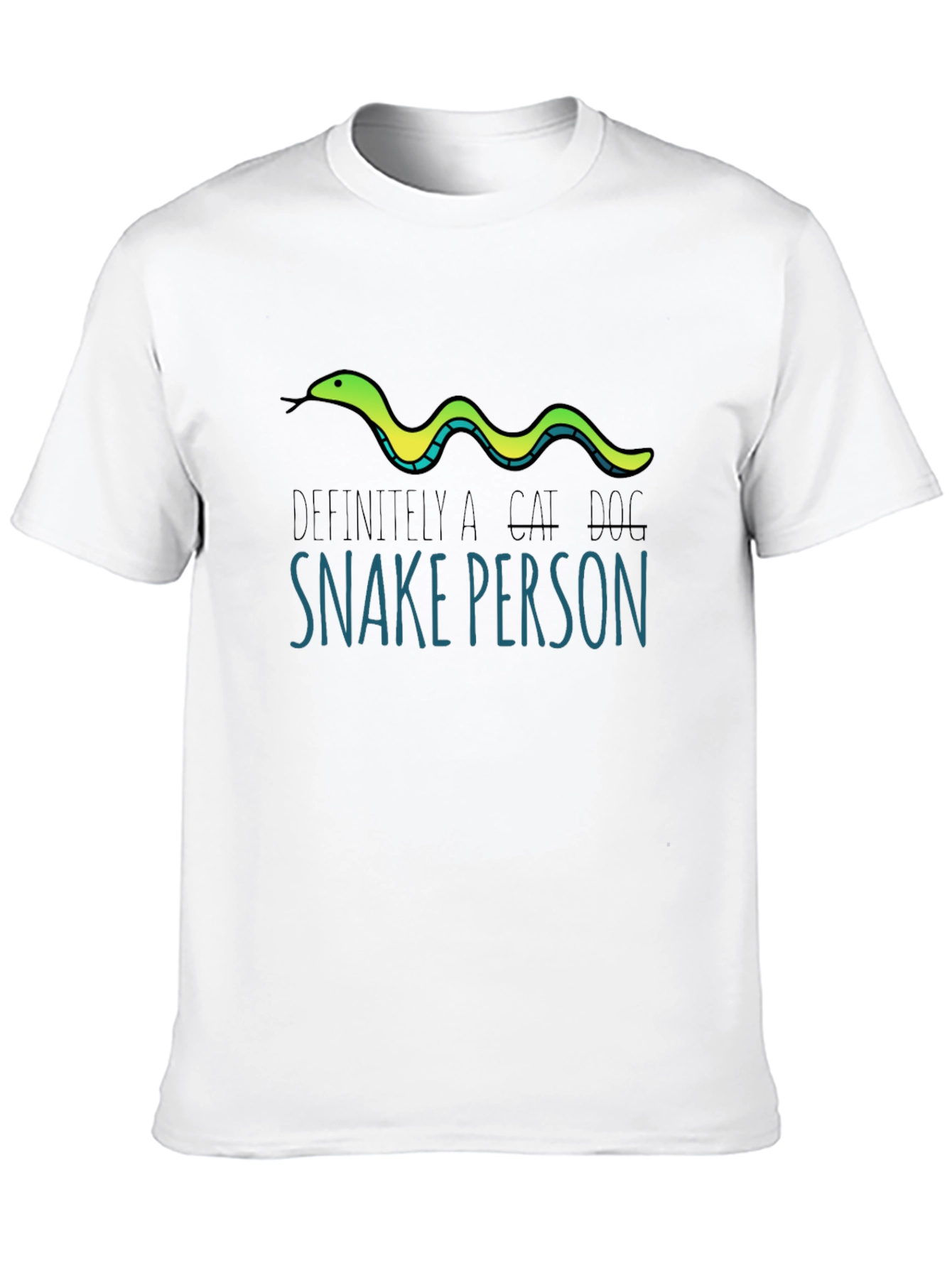 Funny Snake Person T-Shirt - Quirky Animal Lover Tee
