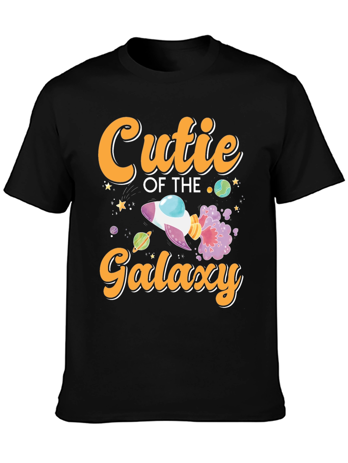 Cutie of the Galaxy Black T-Shirt