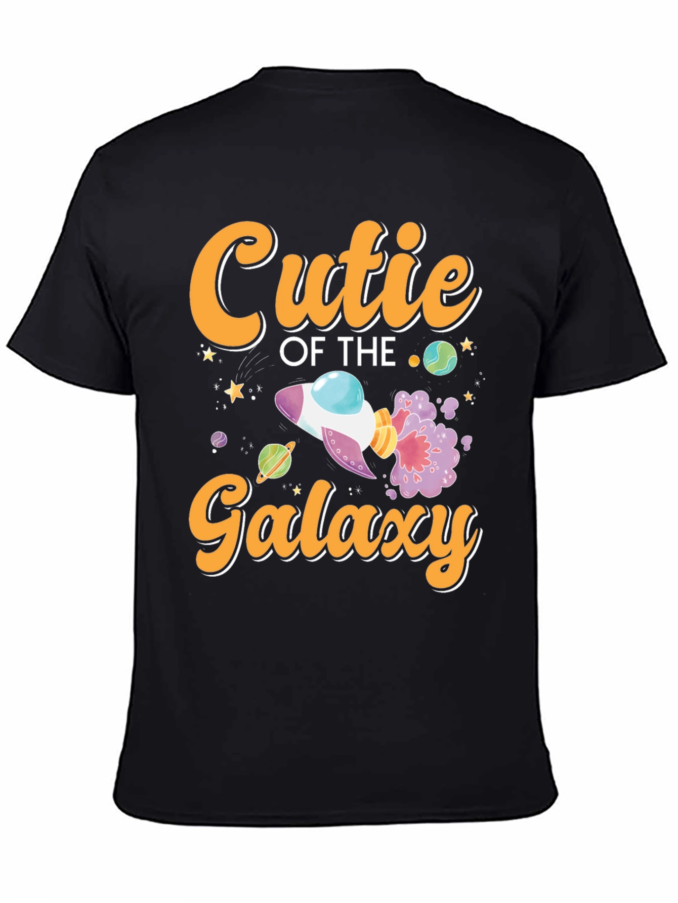 Cutie of the Galaxy Black T-Shirt