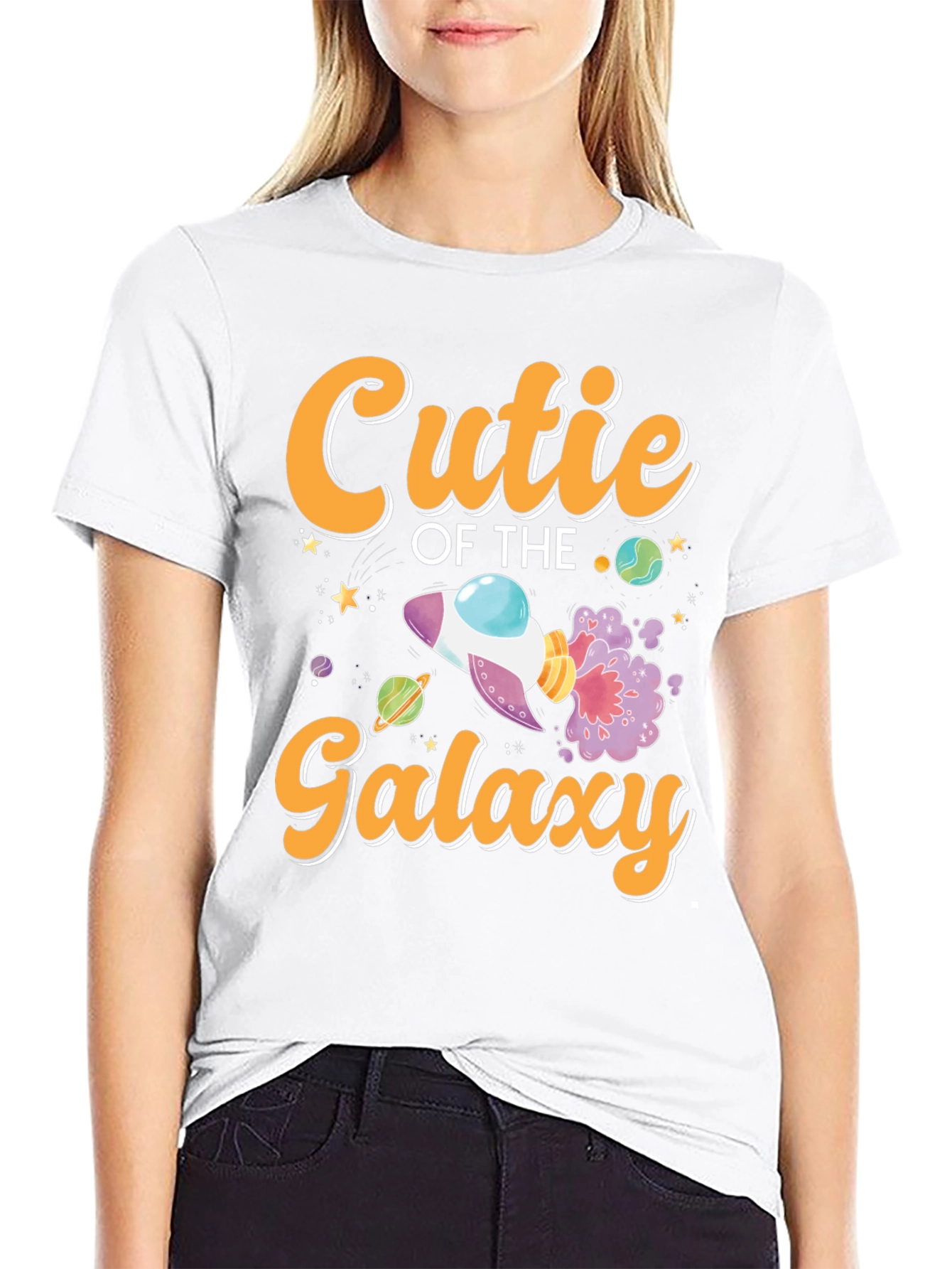 Cutie of the Galaxy Black T-Shirt