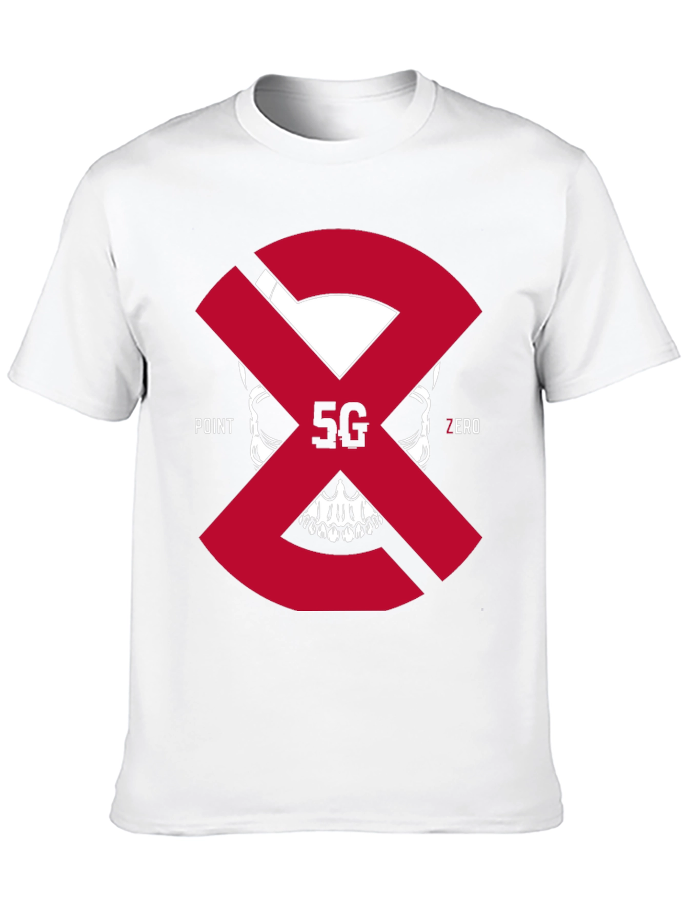 5G Point Zero Skull T-Shirt - Bold Graphic Tee