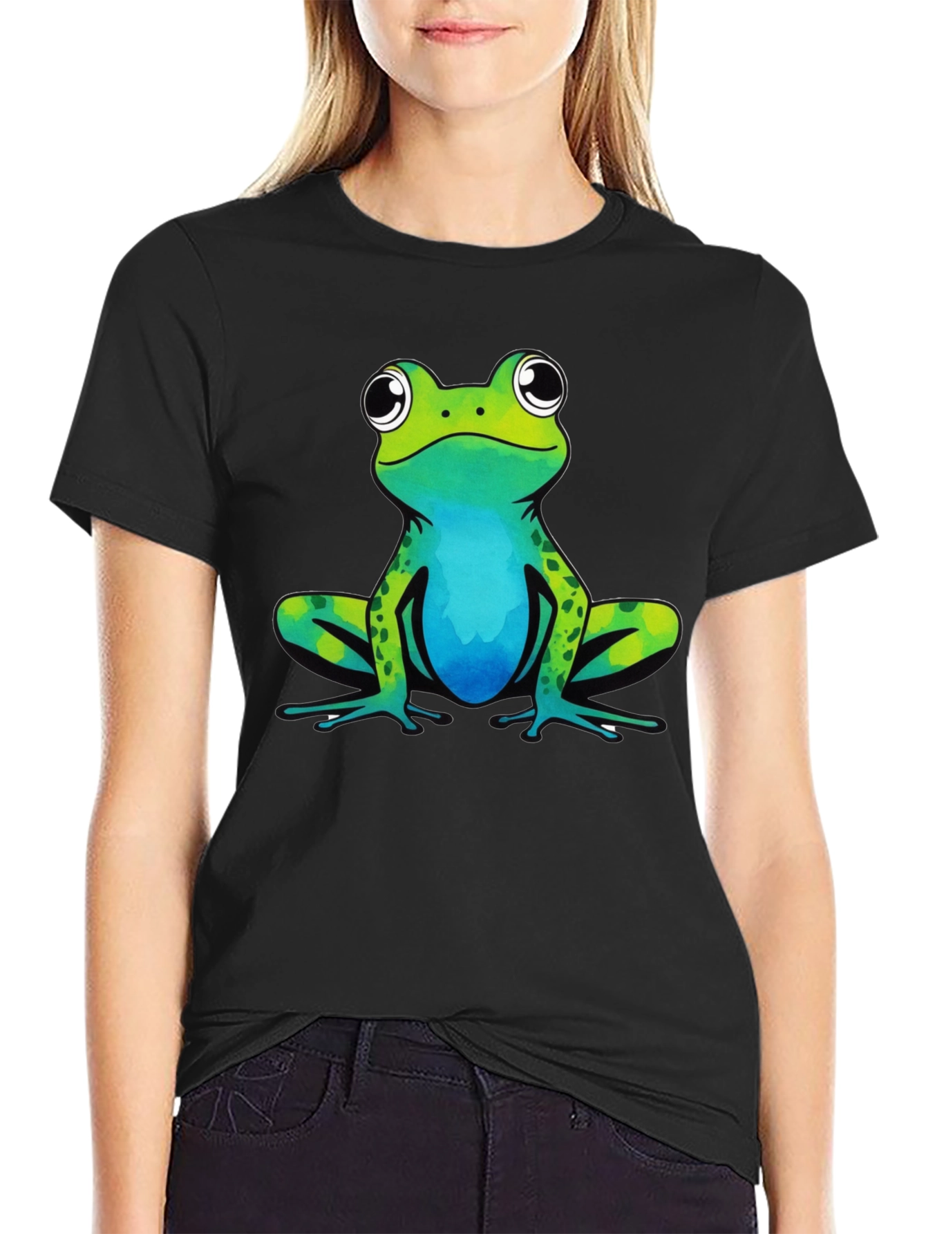 Cool Frog Graphic T-Shirt - Stylish Mens Tee