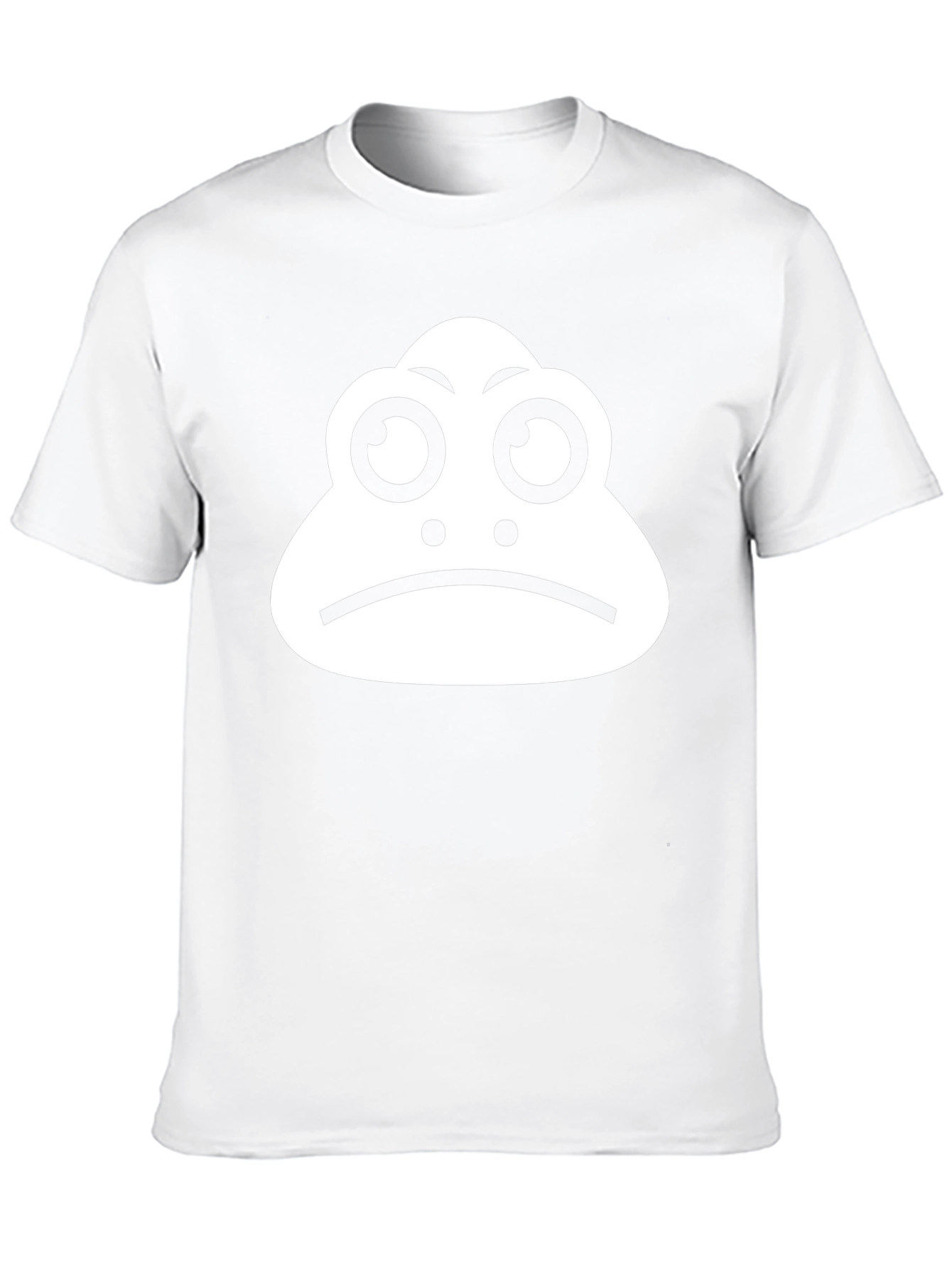 Sad Frog Graphic Tee - Black Cotton T-Shirt