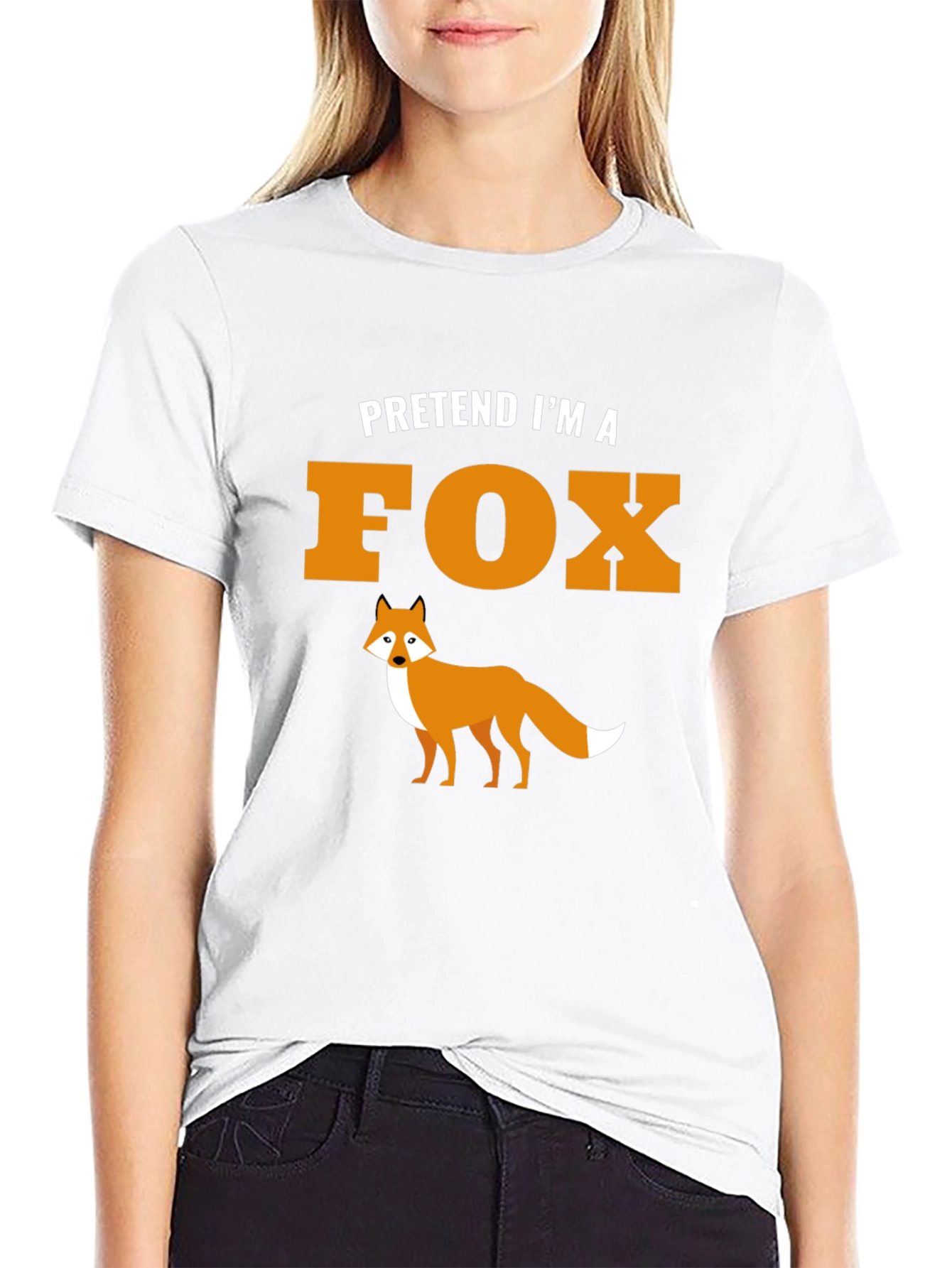 Pretend Im a Fox Graphic Tee Shirt