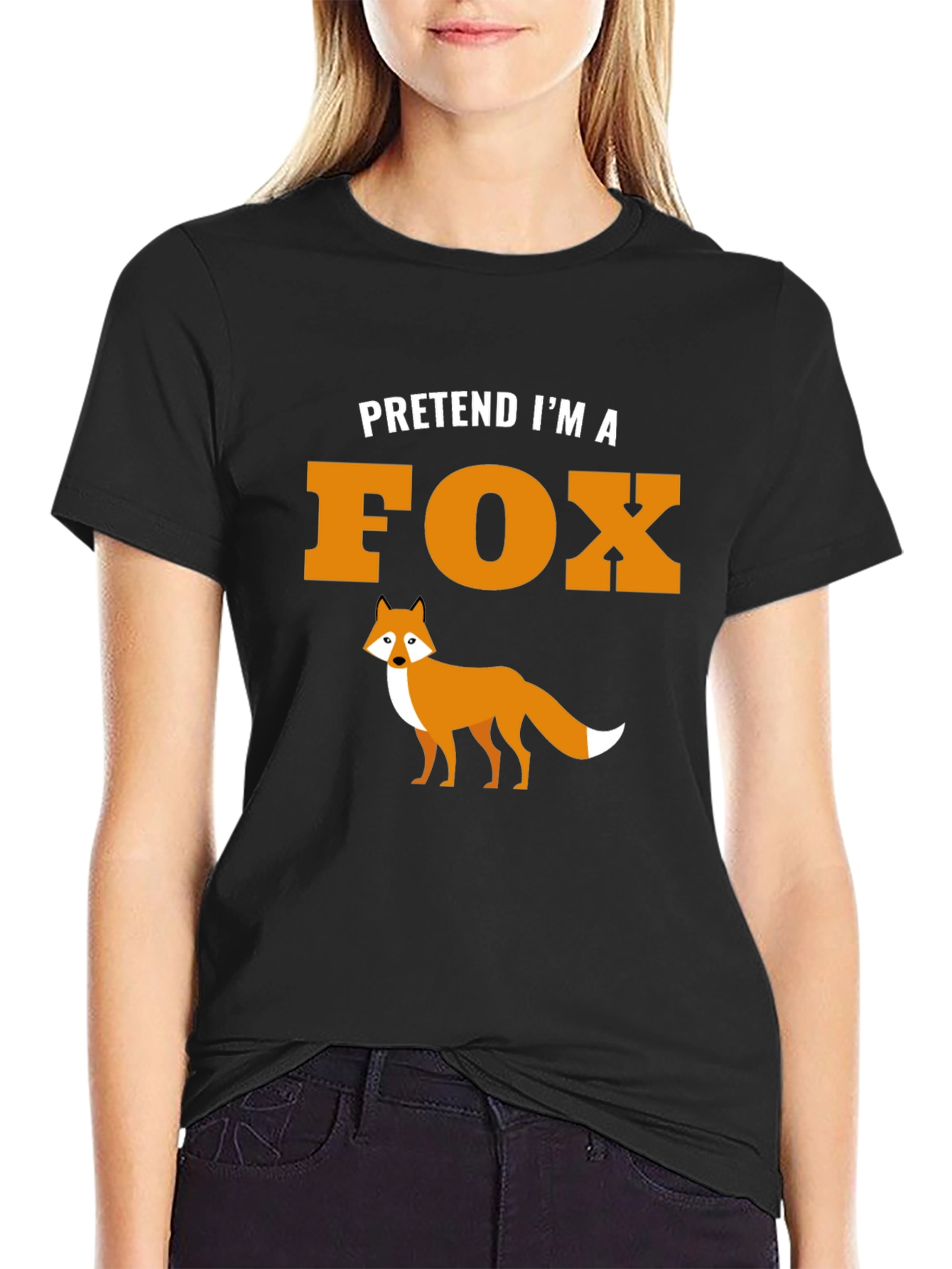 Pretend Im a Fox Graphic Tee Shirt