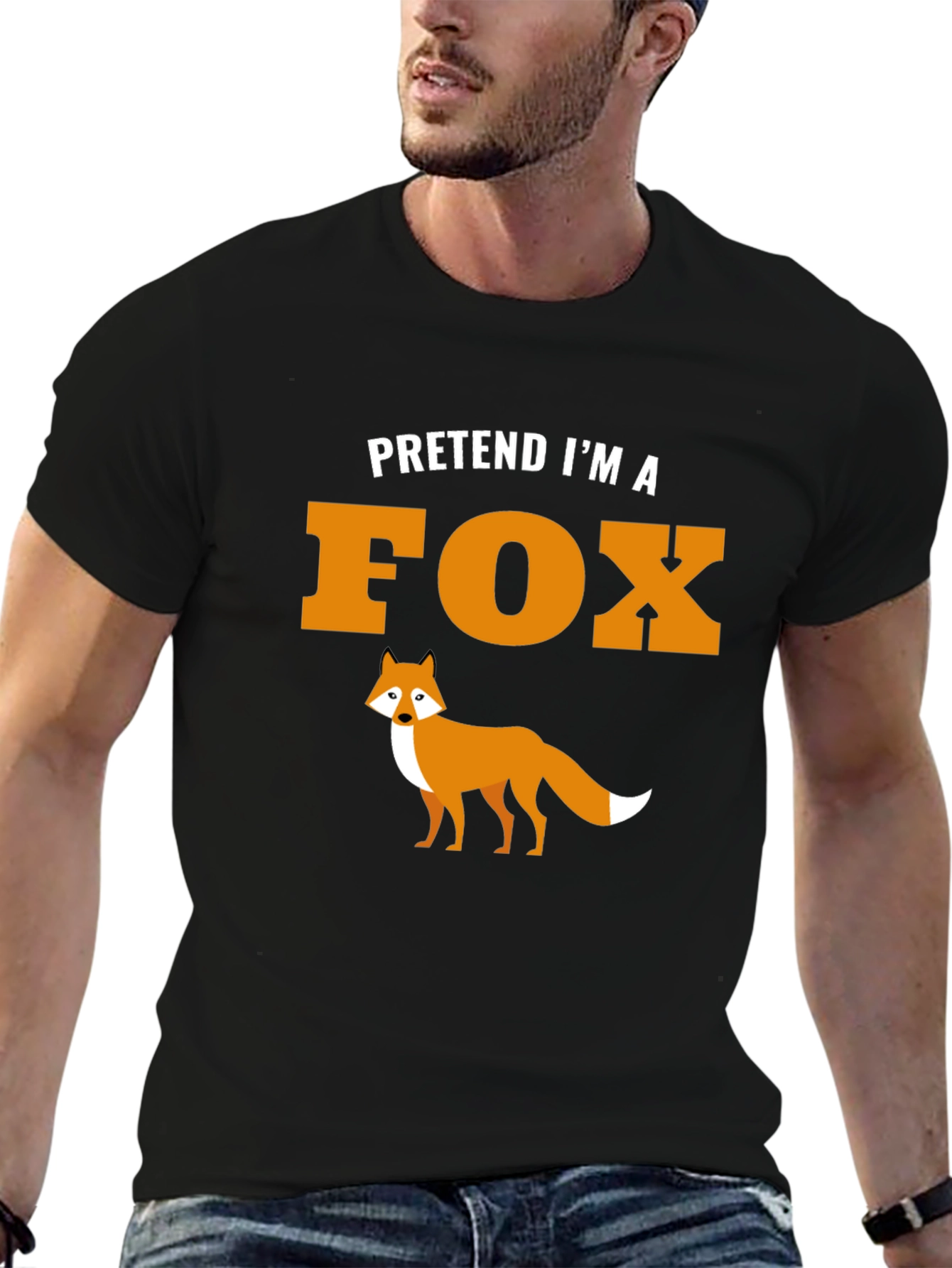 Pretend Im a Fox Graphic Tee Shirt