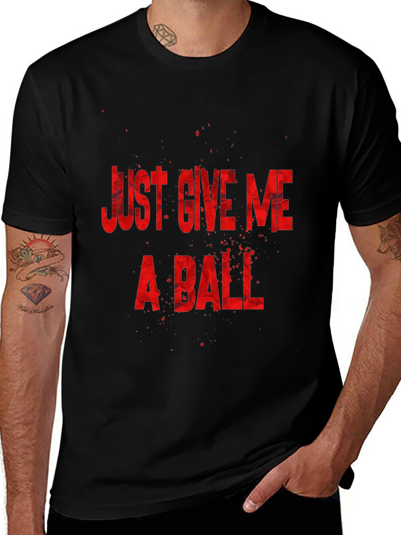 Just Give Me a Ball Graphic T-Shirt