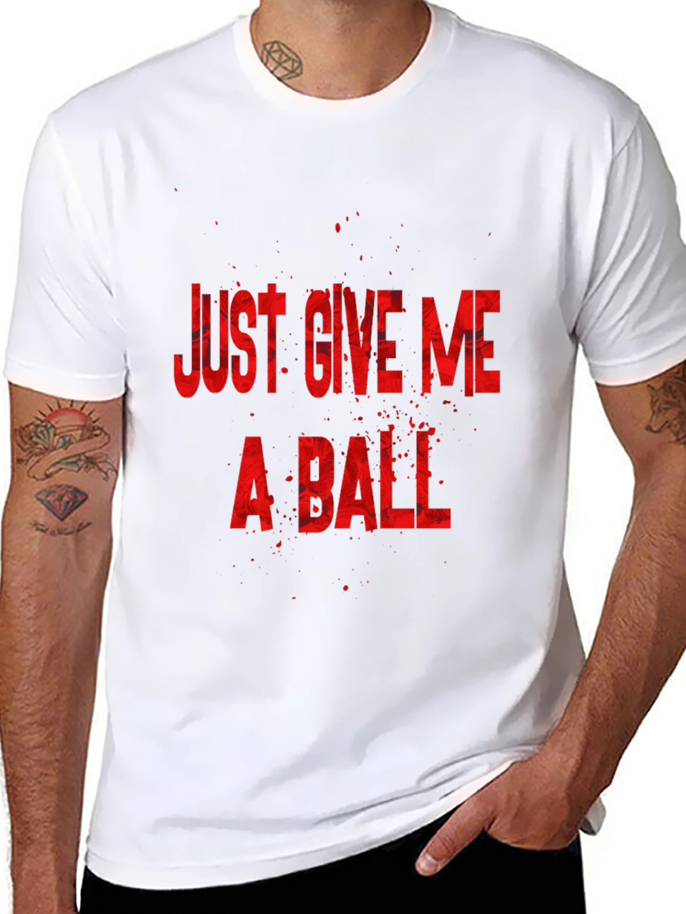 Just Give Me a Ball Graphic T-Shirt