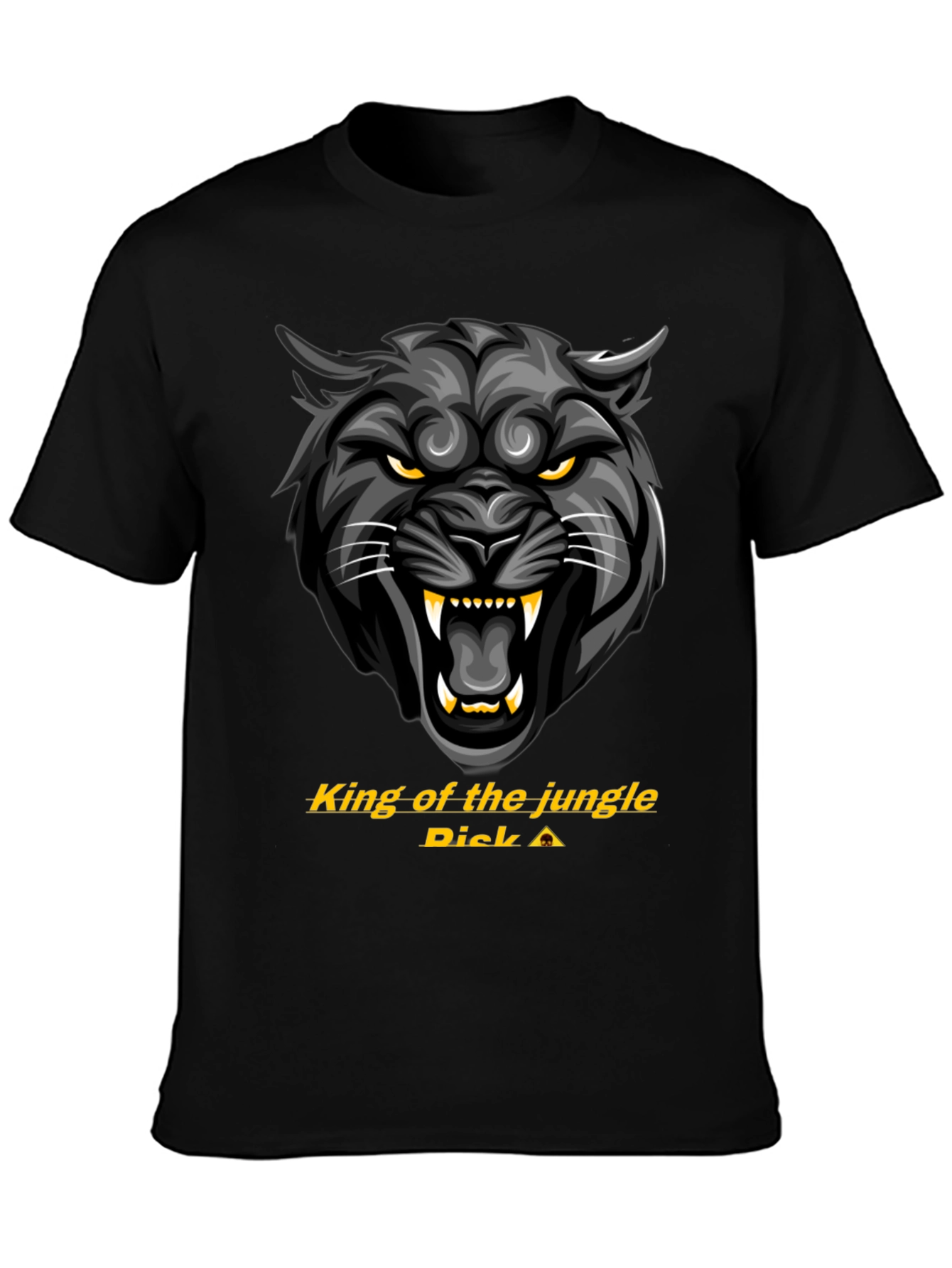 King of the Jungle Black Panther Graphic Tee