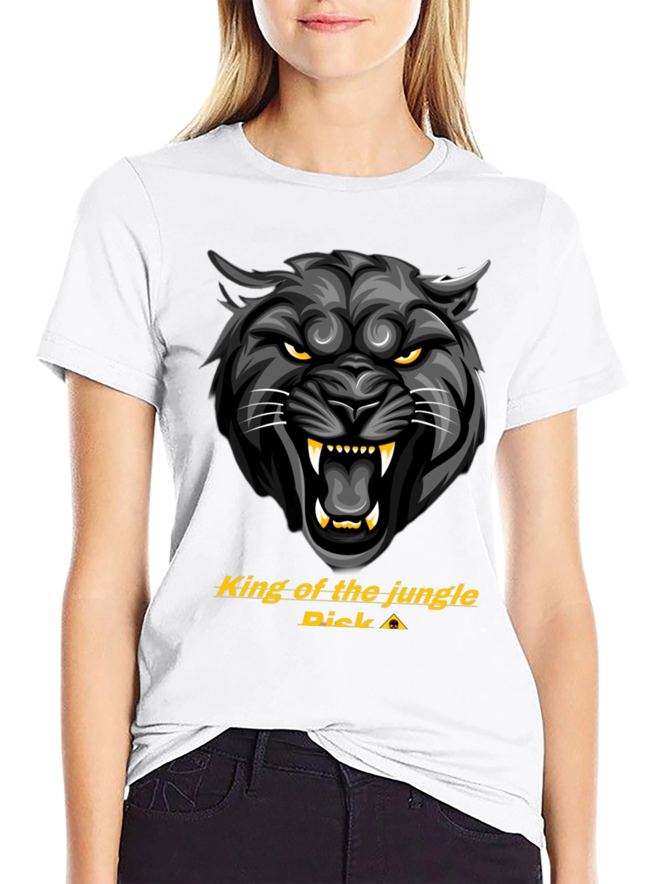 King of the Jungle Black Panther Graphic Tee