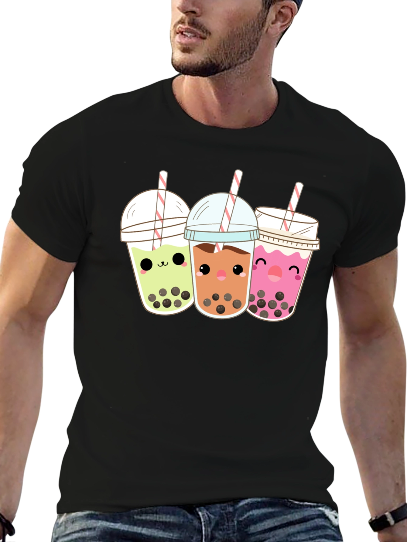 Kawaii Bubble Tea Graphic Tee