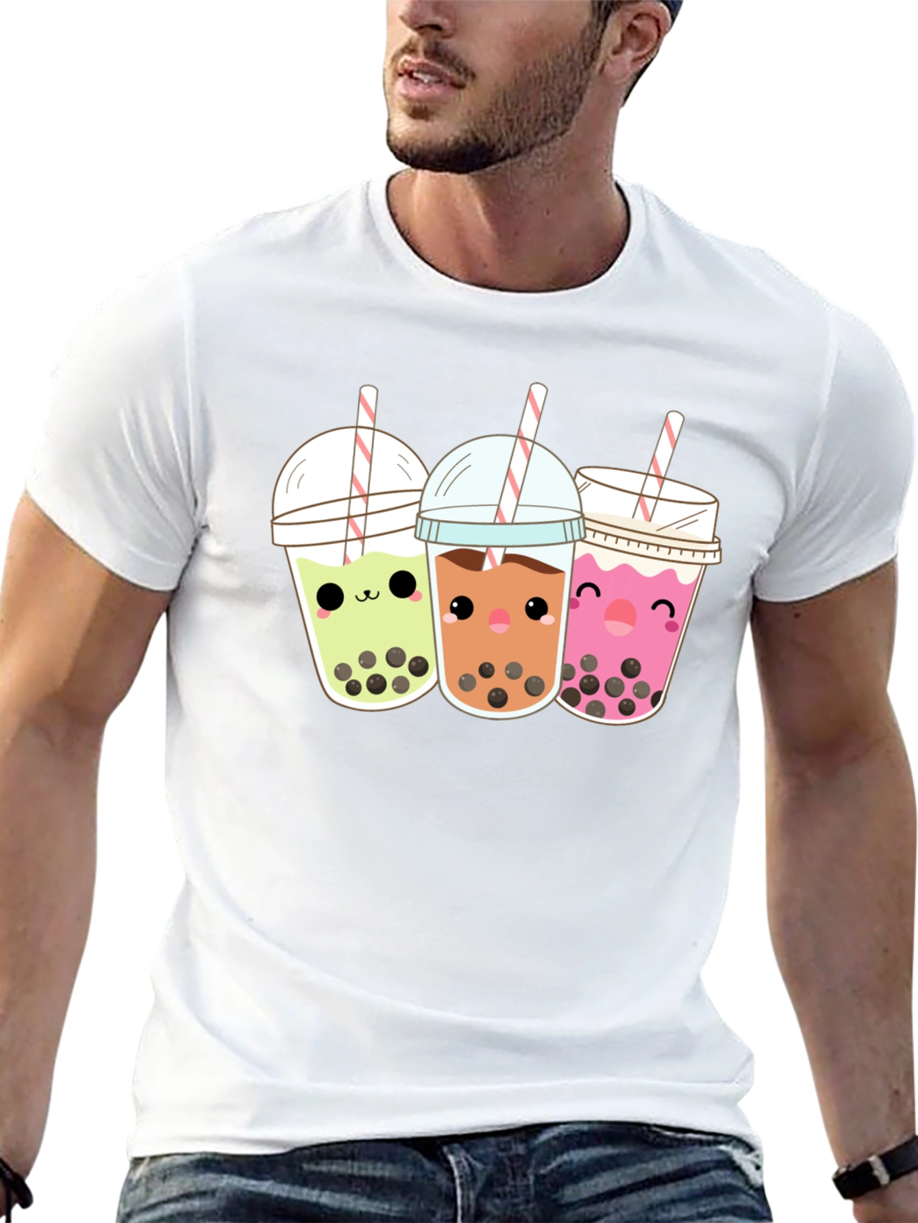 Kawaii Bubble Tea Graphic Tee