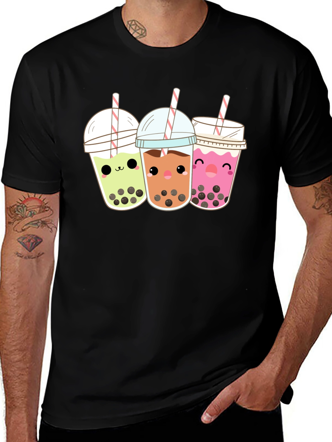 Kawaii Bubble Tea Graphic Tee