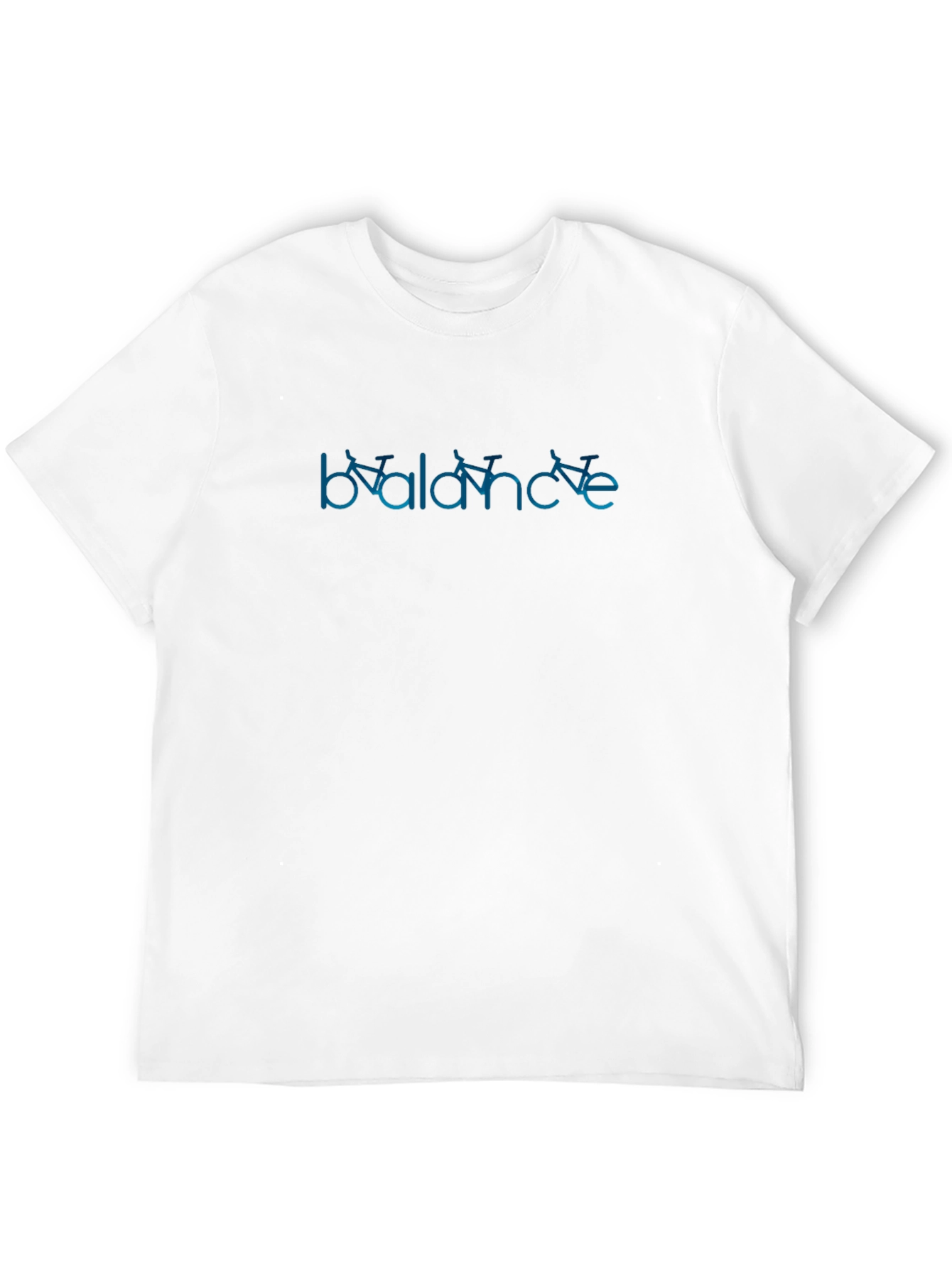 Balance Bike T-Shirt - Black Crew Neck Tee